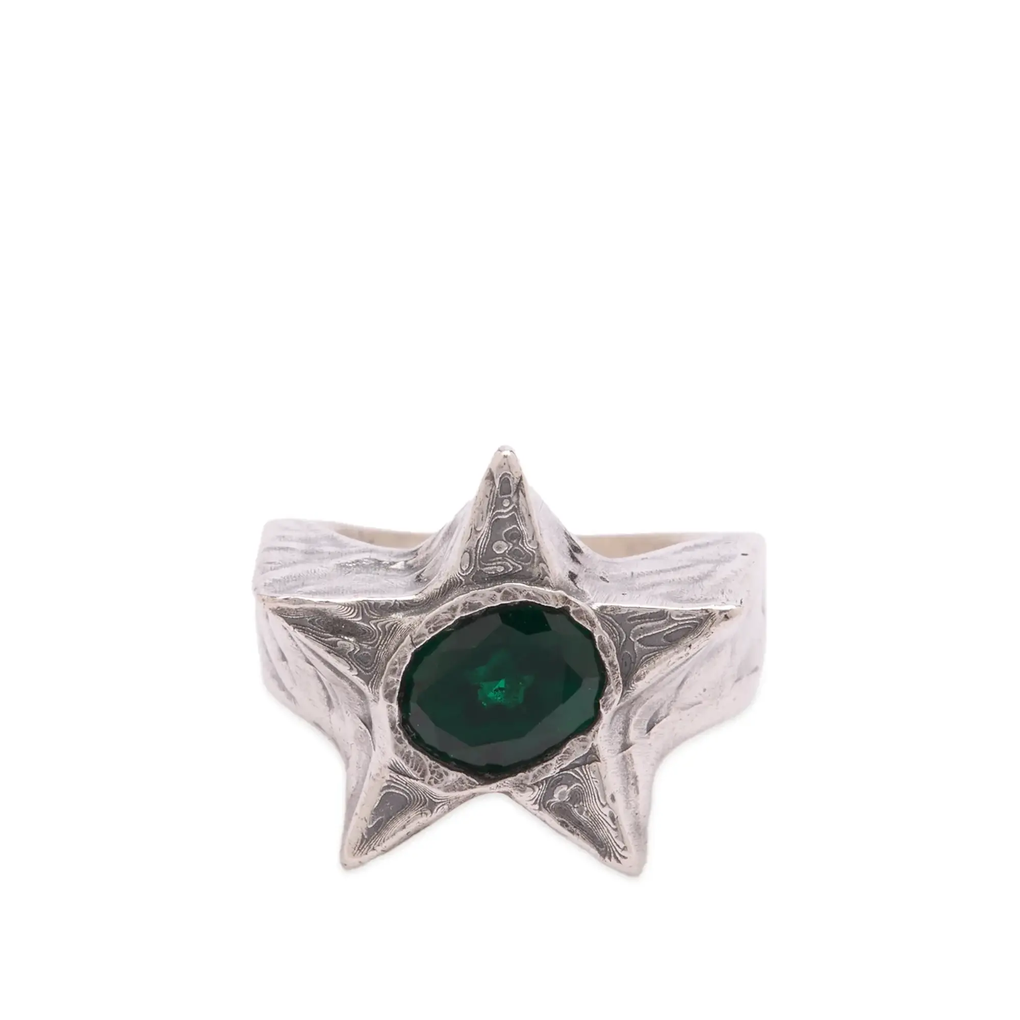 TwoJeys Men's Bomba Ring Silver/Green