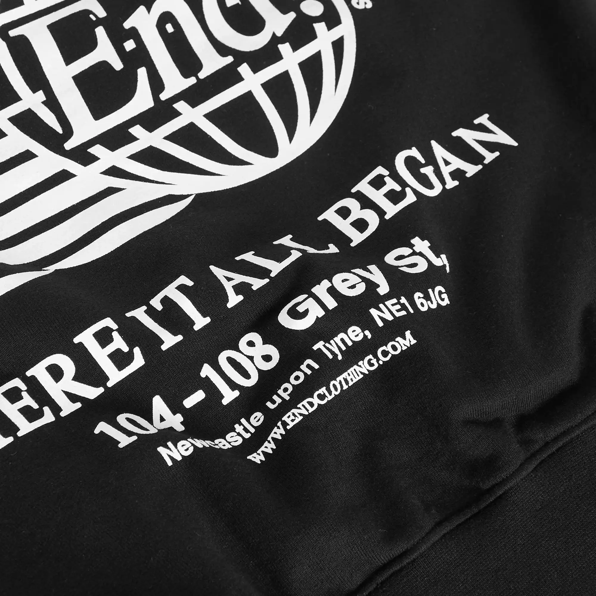 END. END. City Series 2.0 Newcastle Hoodie Black