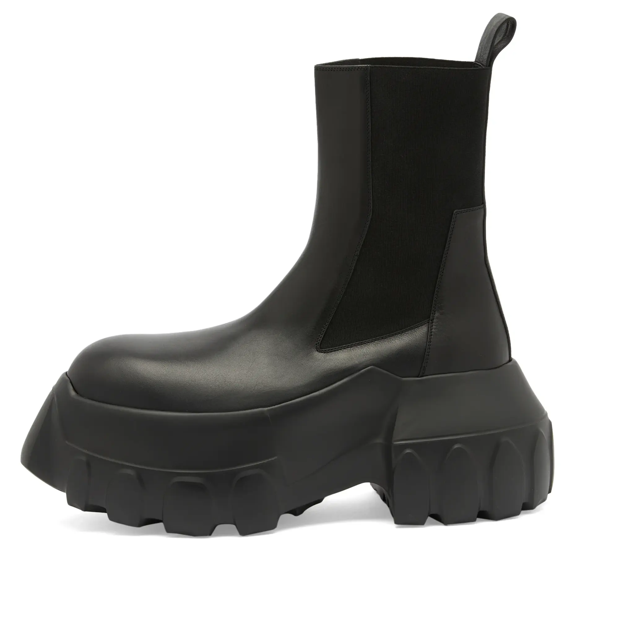 Rick Owens Men's Beatle Mega Tractor Boot Black