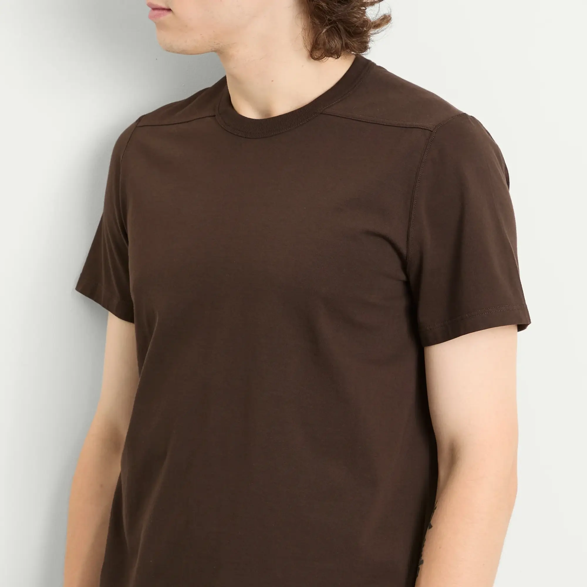 Rick Owens Men's Short Level T-Shirt Dark Dust