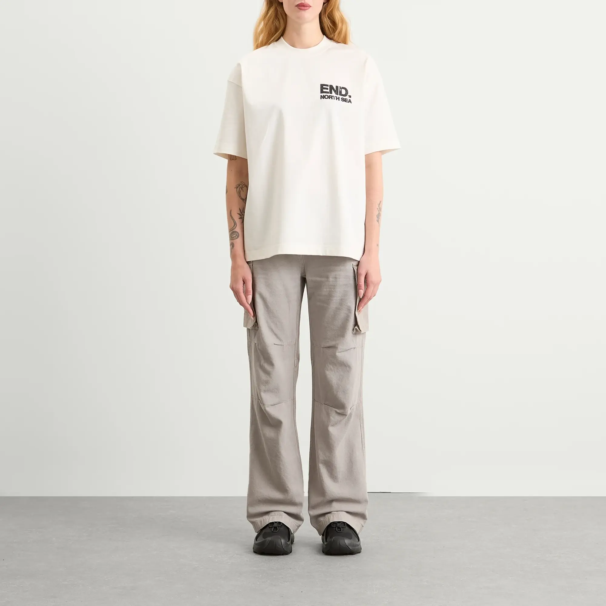END. Coastal Locals Only T-Shirt Ecru
