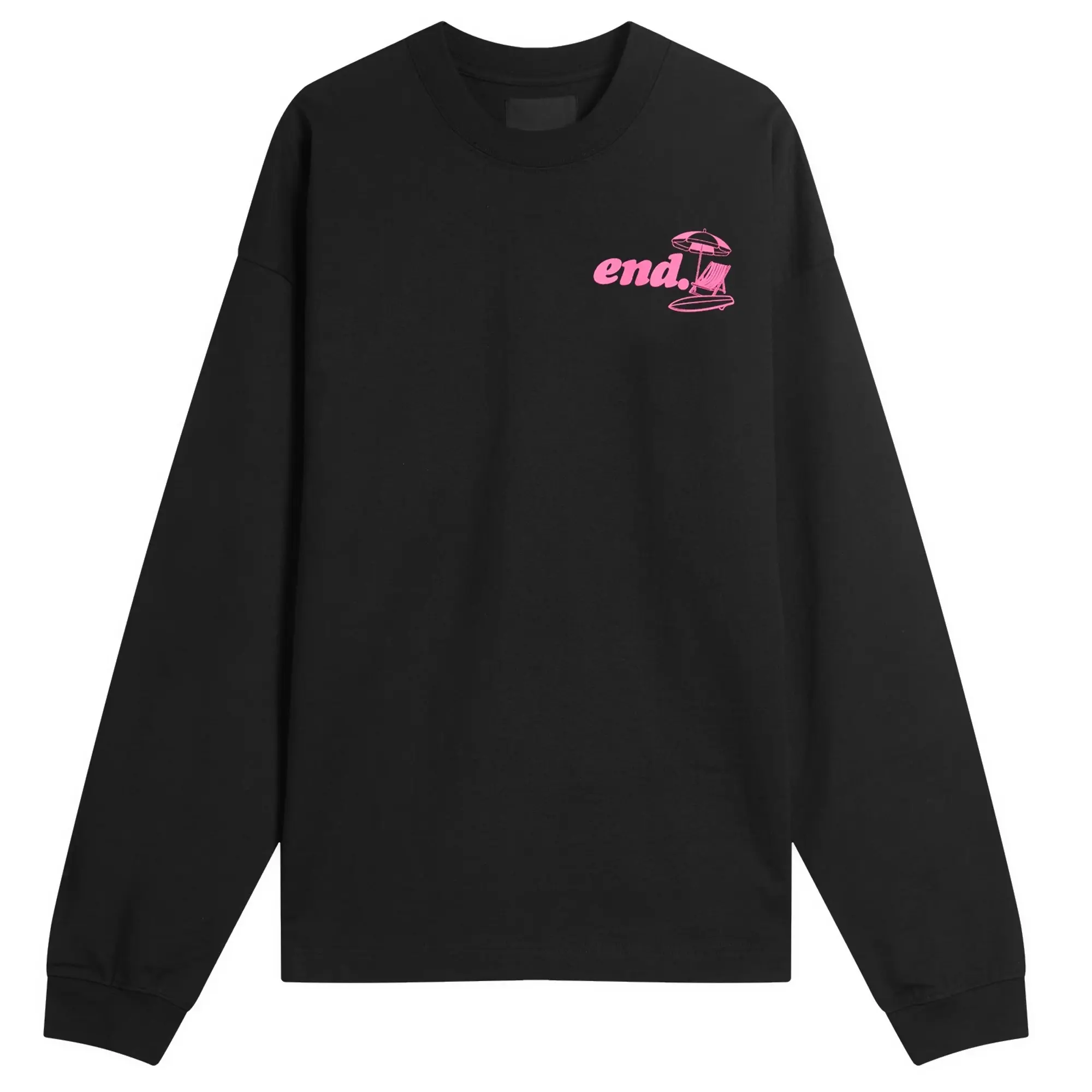 END. Coastal Board Repairs Long Sleeve T-Shirt Black