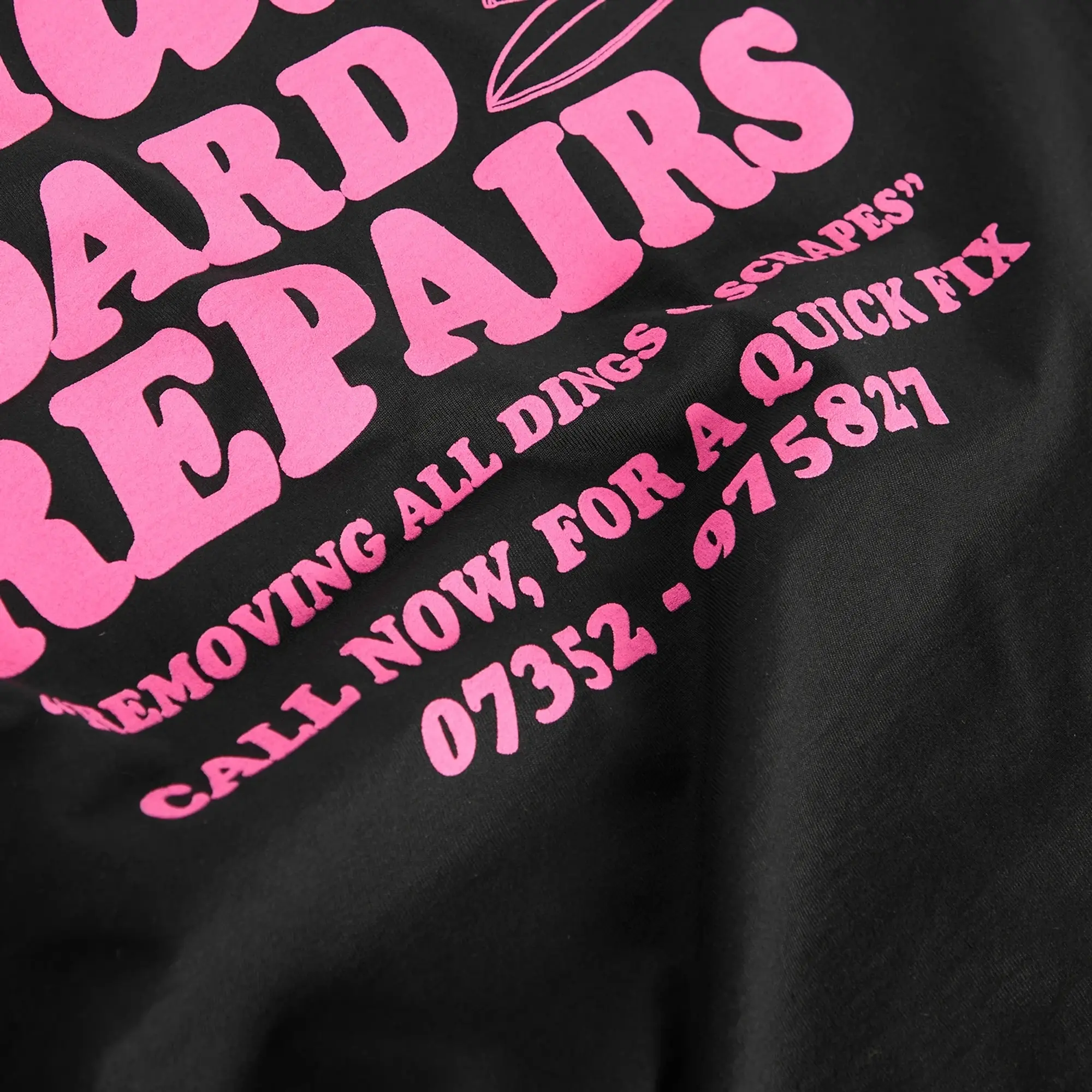 END. Coastal Board Repairs Long Sleeve T-Shirt Black