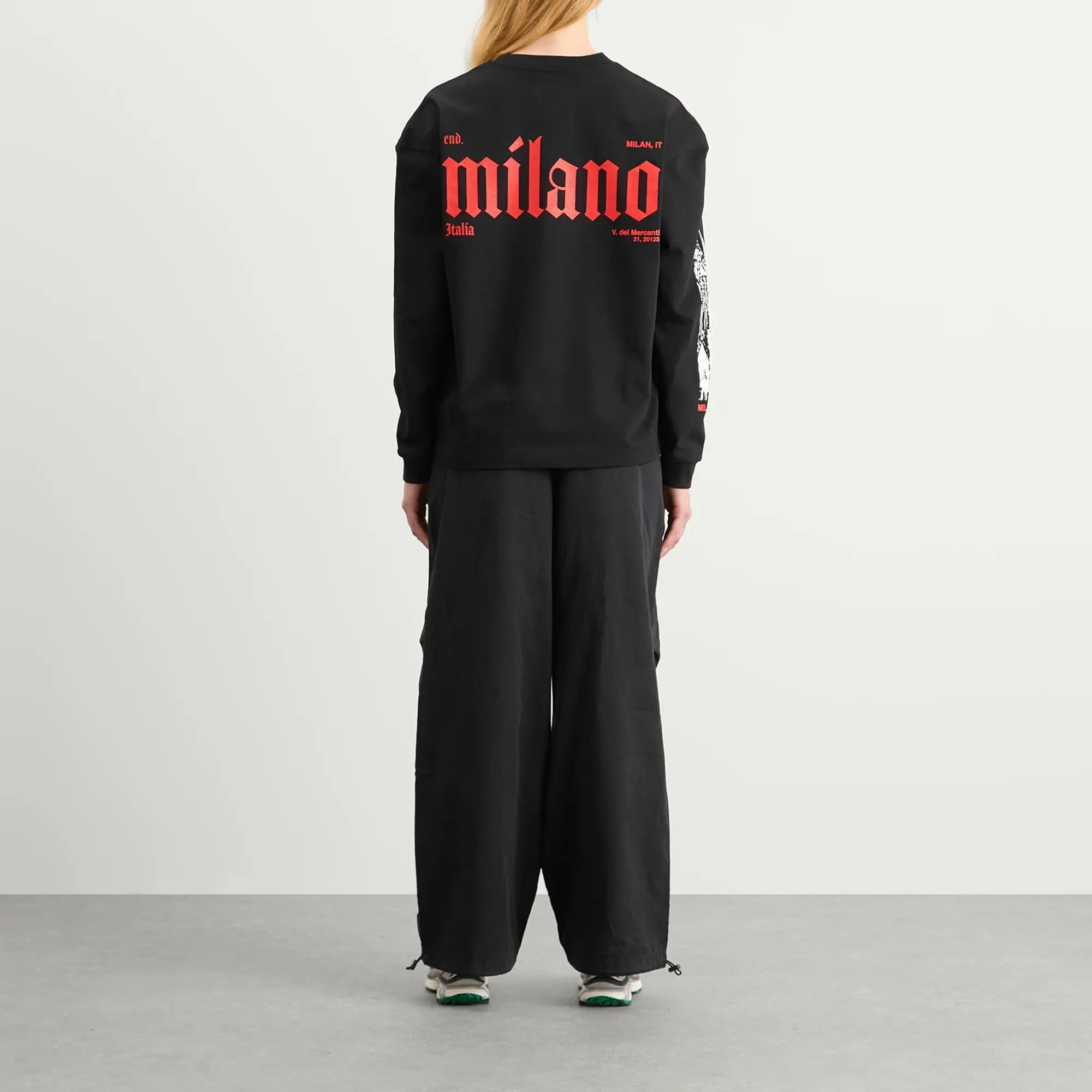END. END. City Series 2.0 Milan Long Sleeve T-Shirt Black