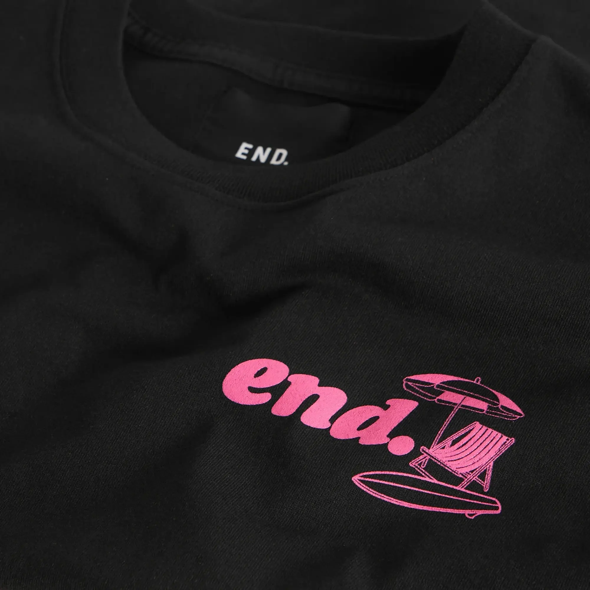END. Coastal Board Repairs T-Shirt Black