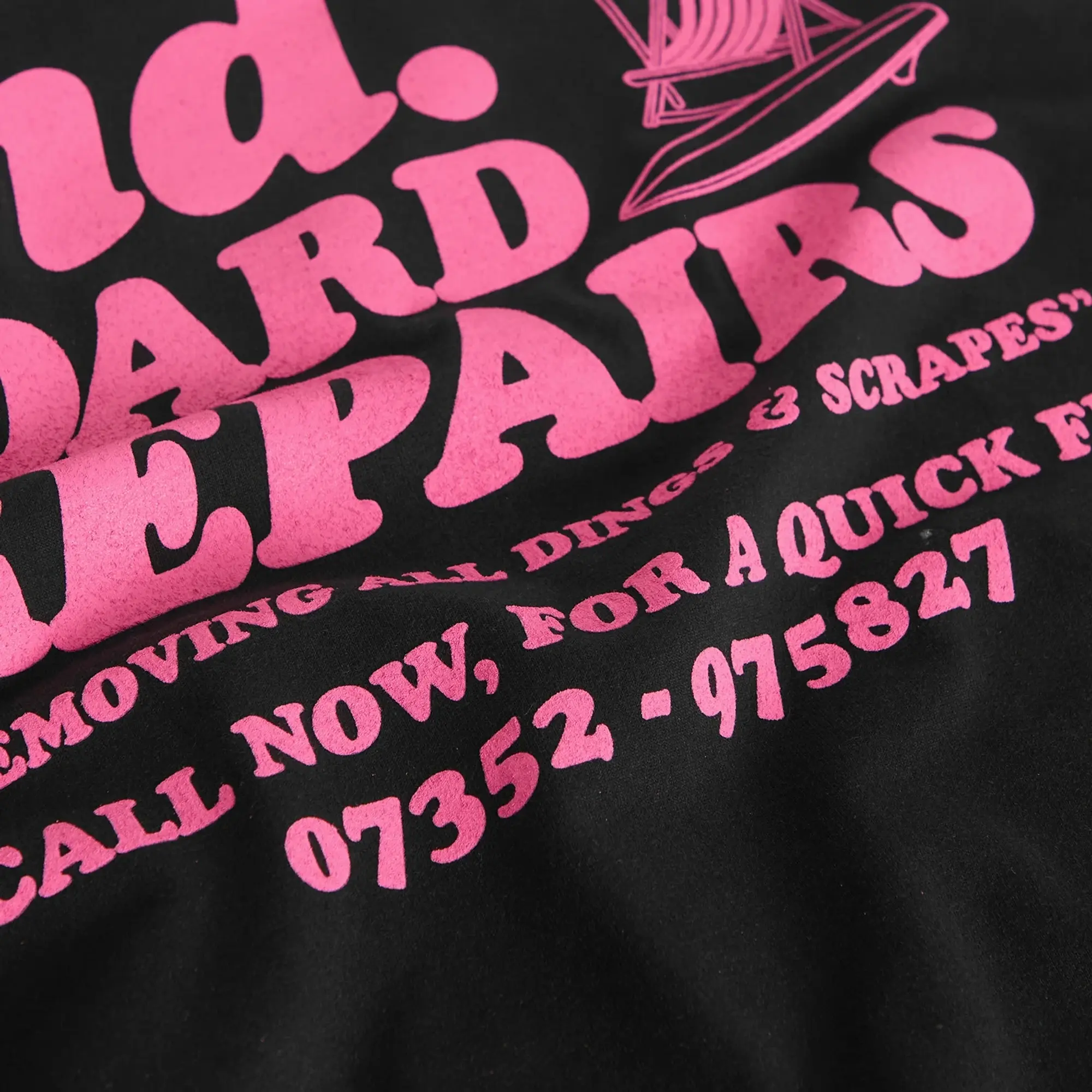 END. Coastal Board Repairs T-Shirt Black