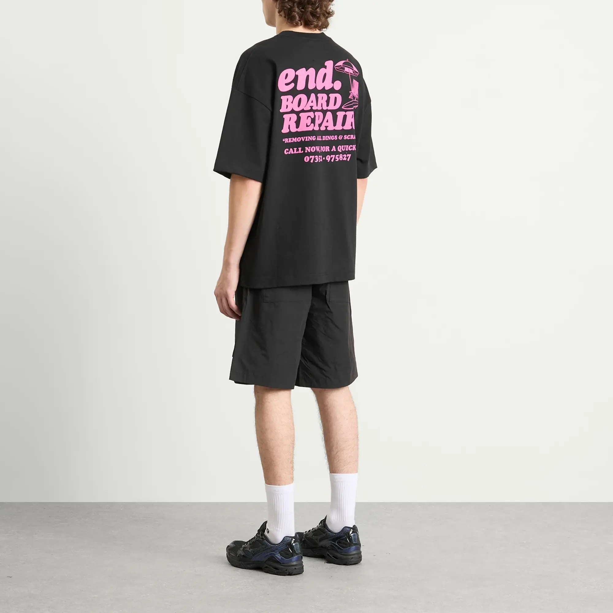 END. Coastal Board Repairs T-Shirt Black