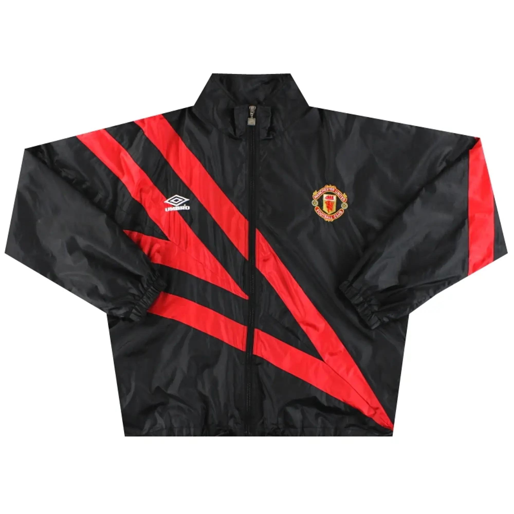1992-93 Manchester United Umbro Track Jacket S - Manchester United / Excellent / Small