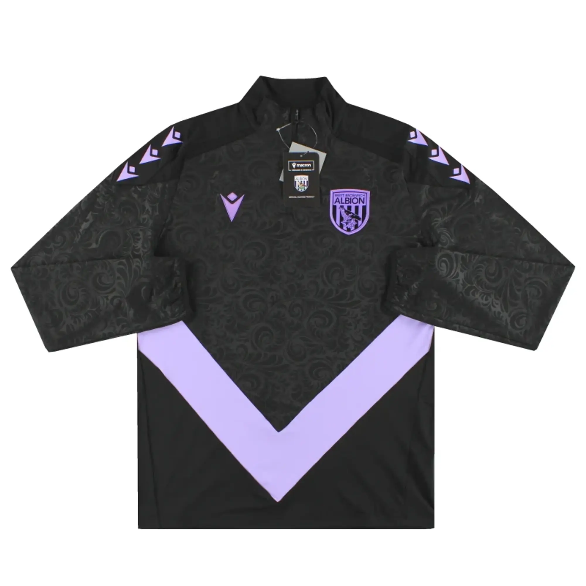 2024-25 West Brom Macron 1/4 Zip Training Top *w/tags* - West Brom / w/tags / XL