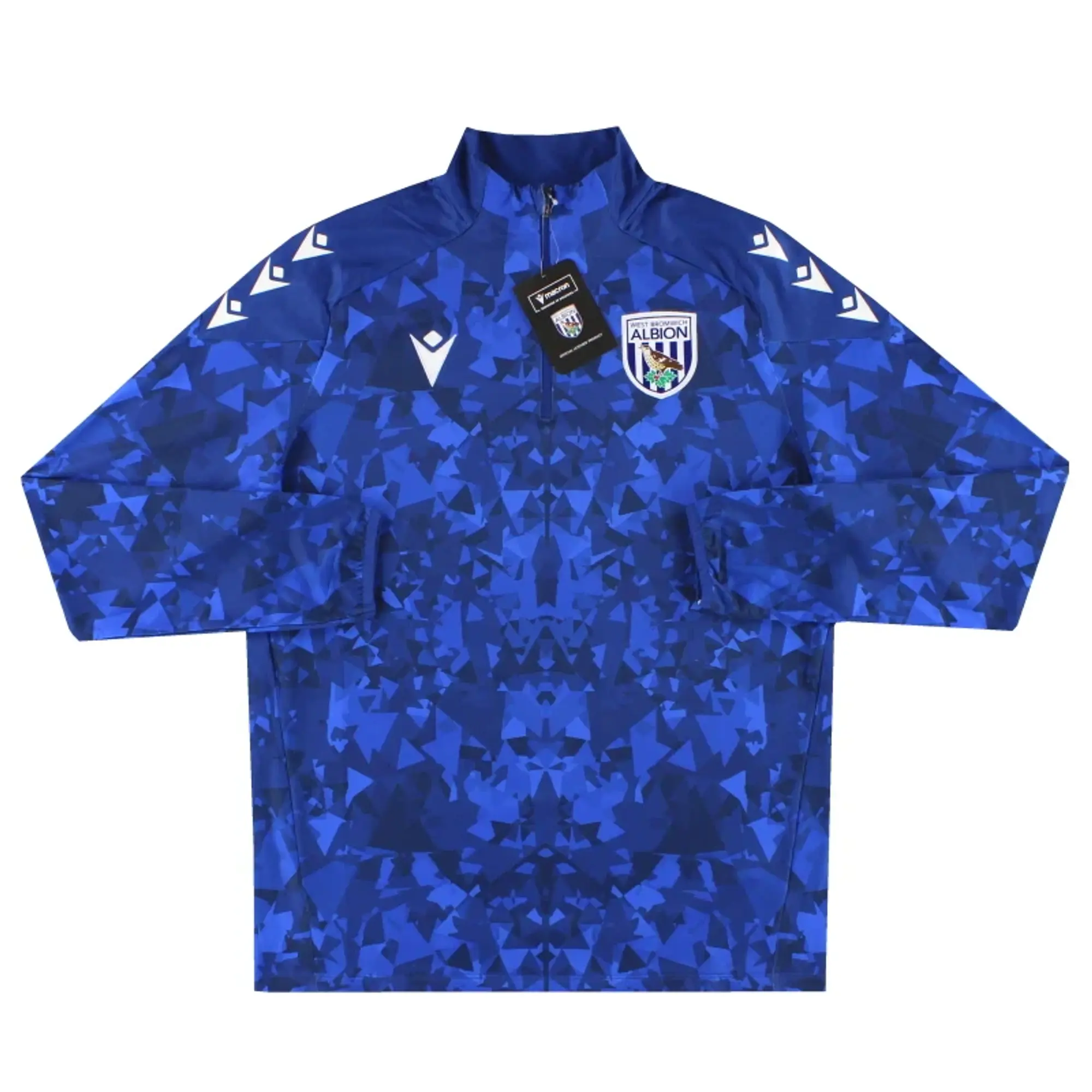 2024-25 West Brom Macron 1/4 Zip Warm-Up Top *w/tags* L - West Brom / w/tags / Large
