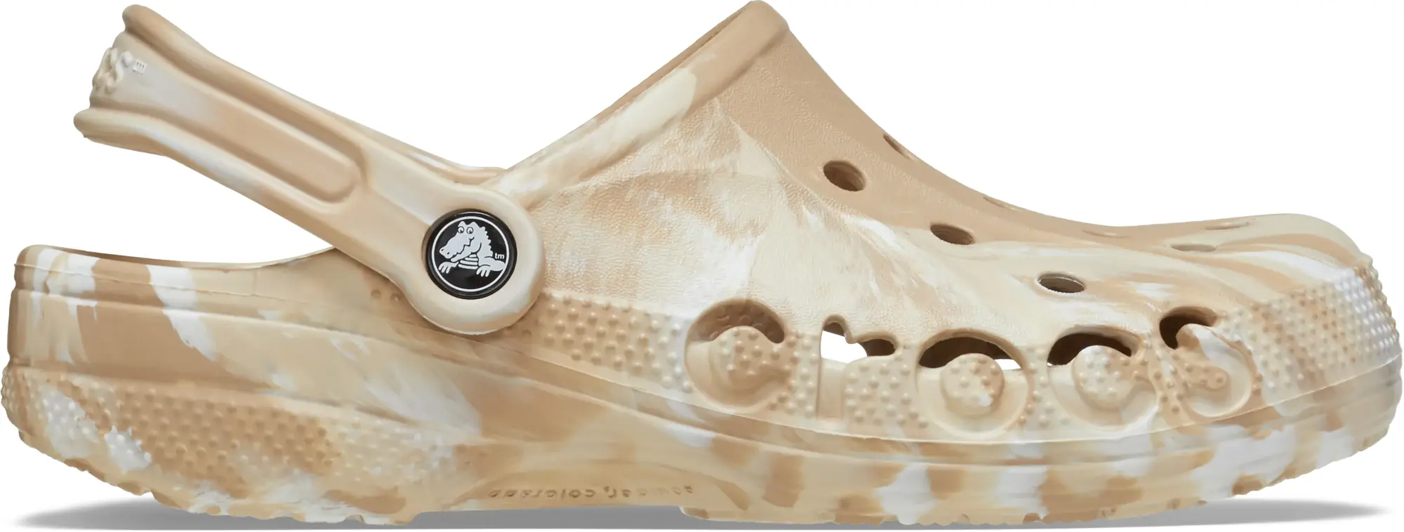 Crocs | Unisex | Baya Marbled | Clogs | Chai / Multi | W7/M6
