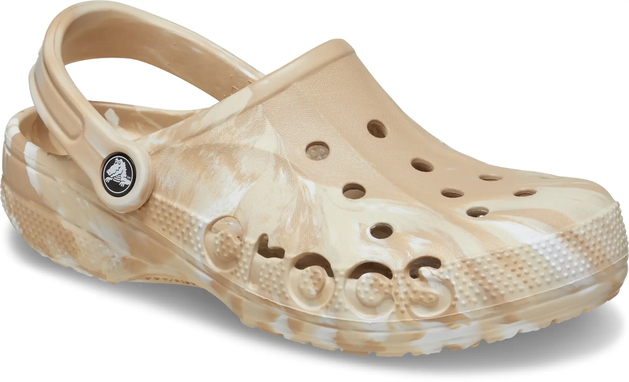 Crocs | Unisex | Baya Marbled | Clogs | Chai / Multi | W7/M6