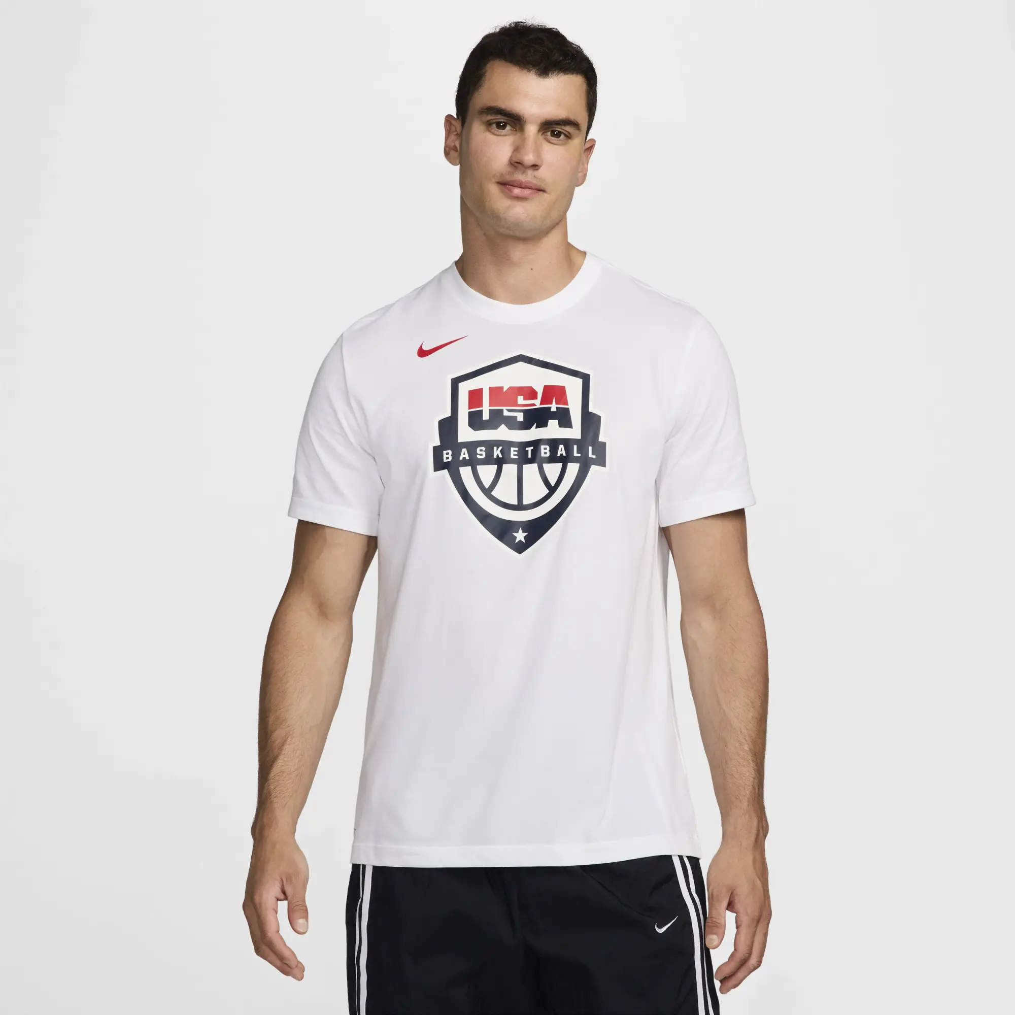 USAB Men's Nike Dri-FIT Basketball T-shirt - White