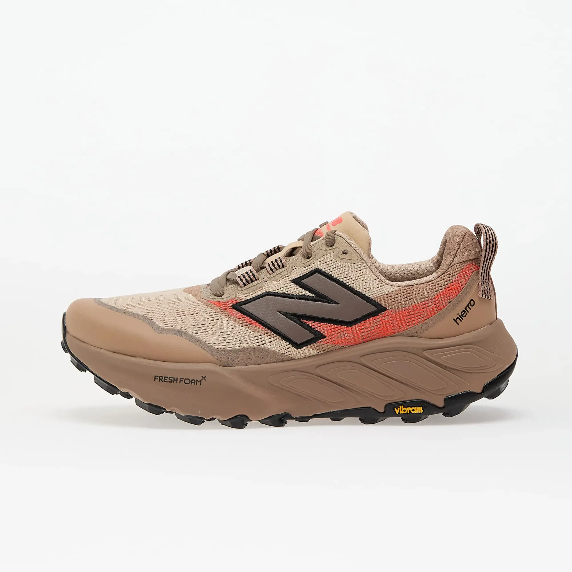 New Balance Men's Fresh Foam X Hierro v9 in Brown/Red Synthetic