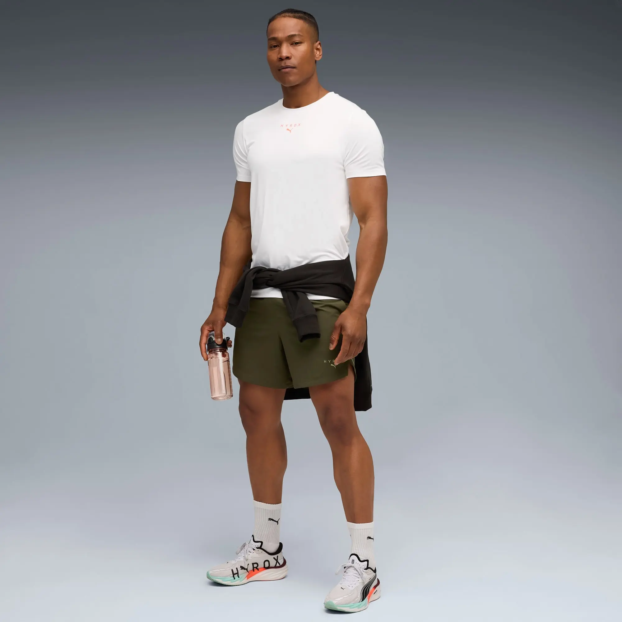PUMA x HYROX Cloudspun Thermoadapt T-Shirt Men, White, size Large