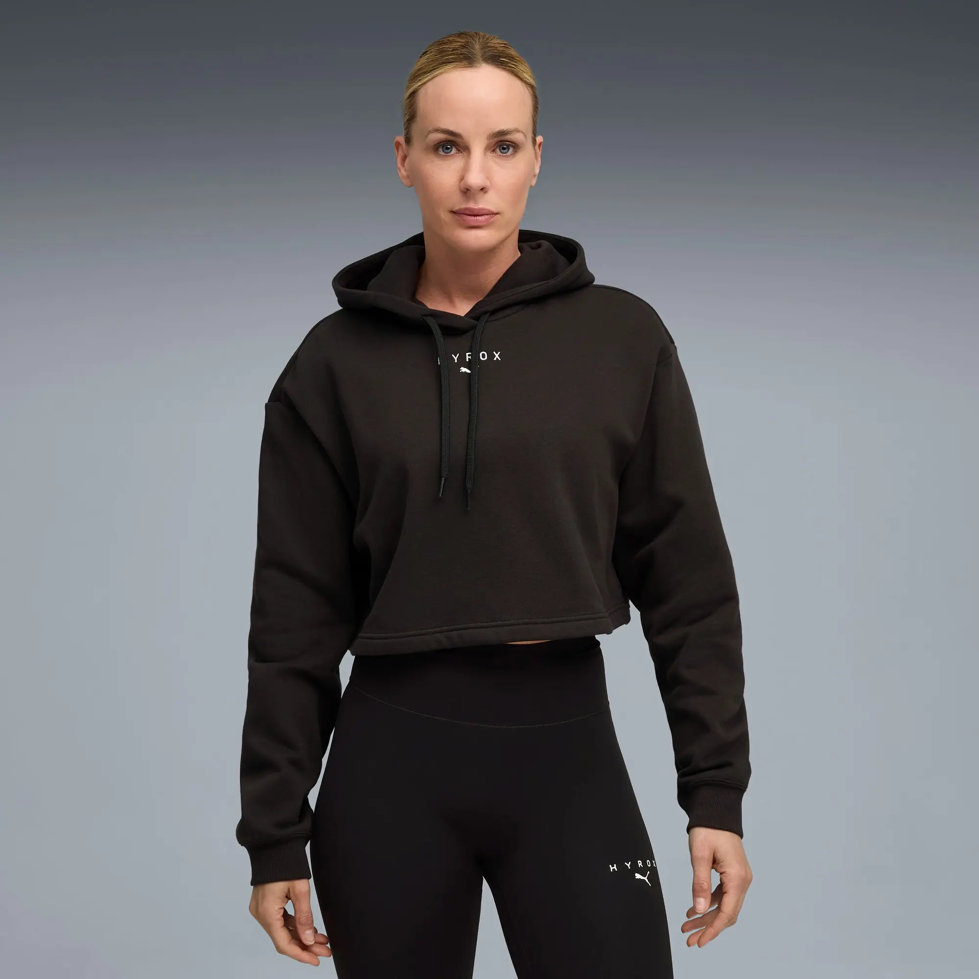 PUMA x HYROX Heavyweight Hoodie Women, Black, size 3XL