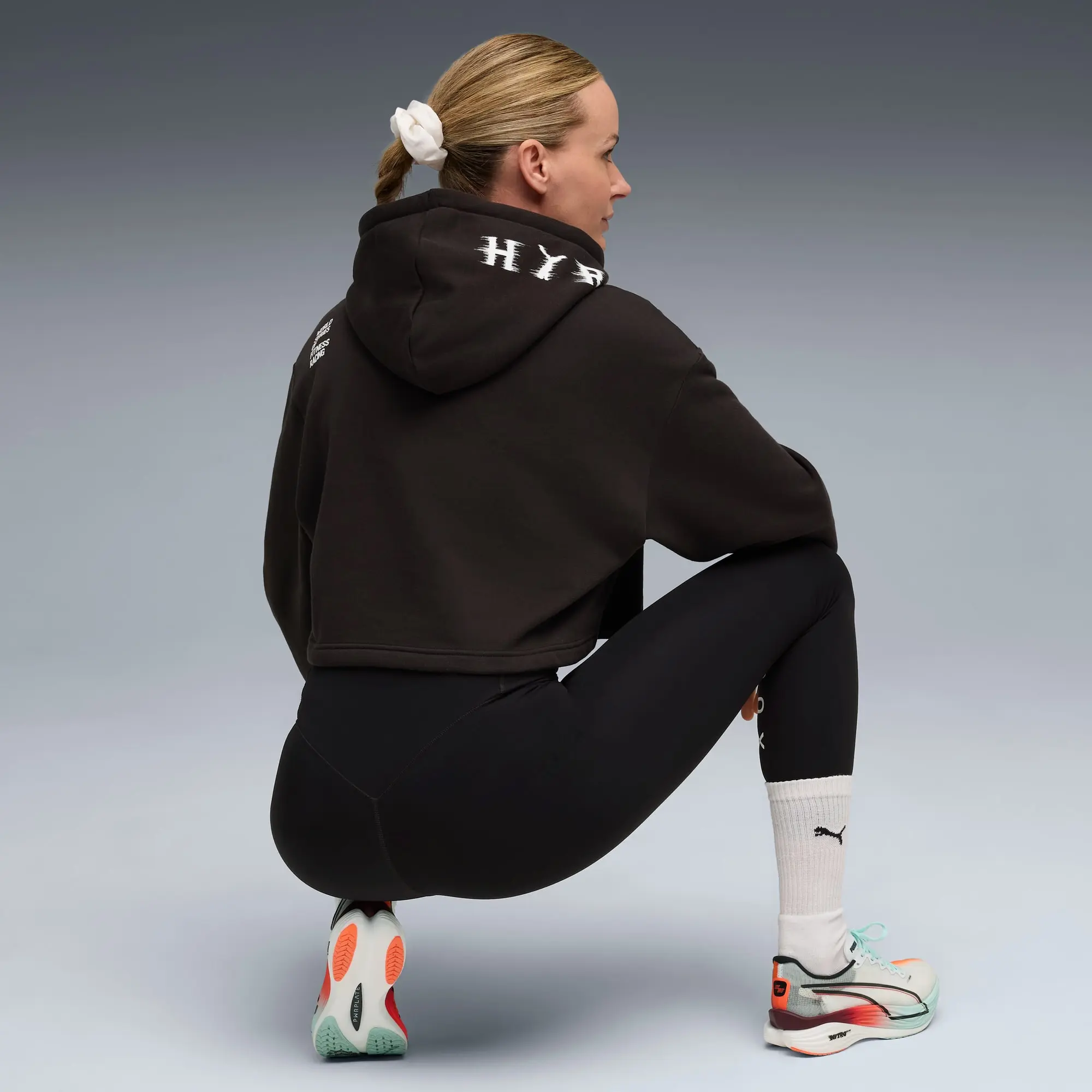 PUMA x HYROX Heavyweight Hoodie Women, Black, size 3XL