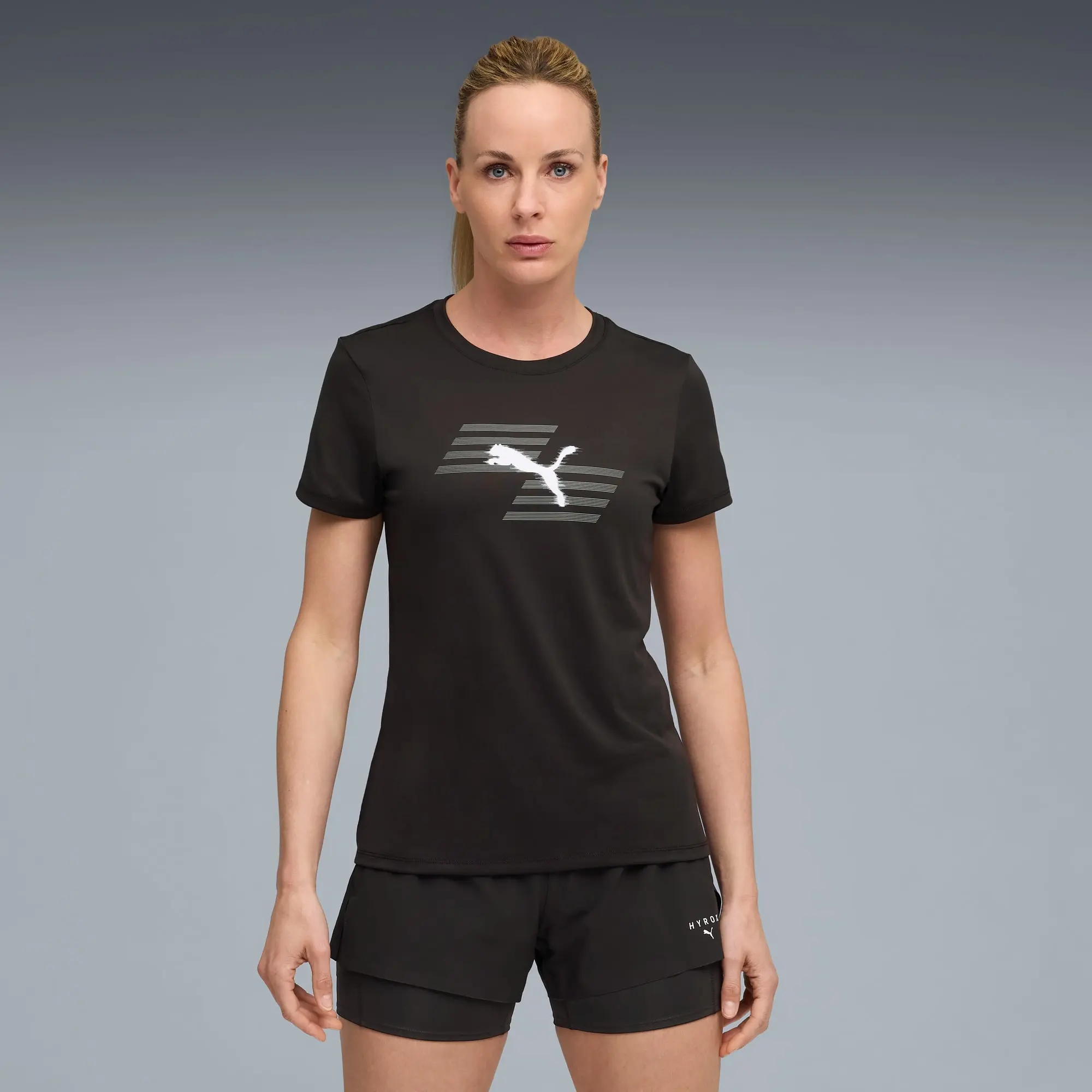 PUMA x HYROX Graphic Tee Women, Black, size 3XL