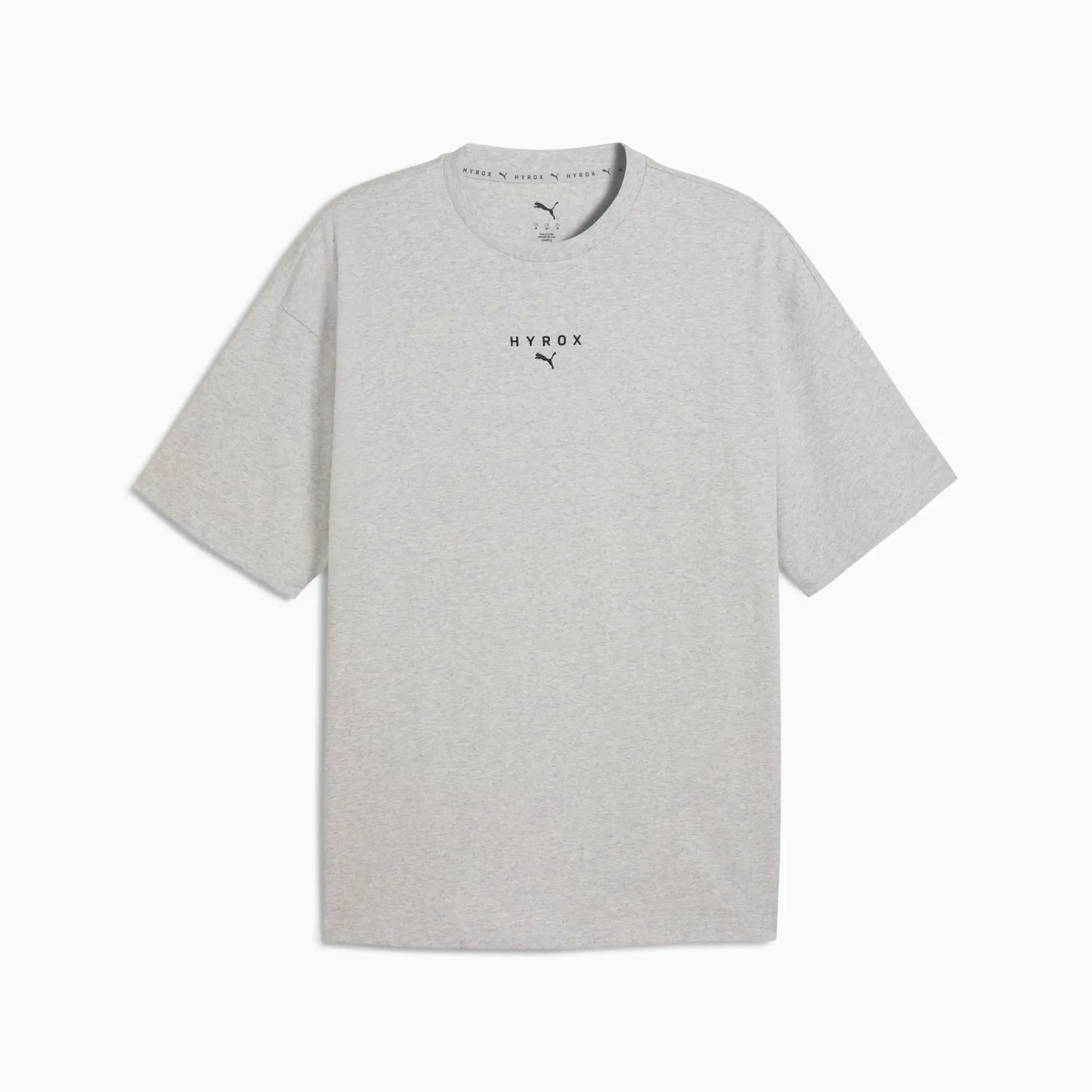 PUMA x HYROX Lifestyle T-Shirt Men, Light Grey Heather, size Large