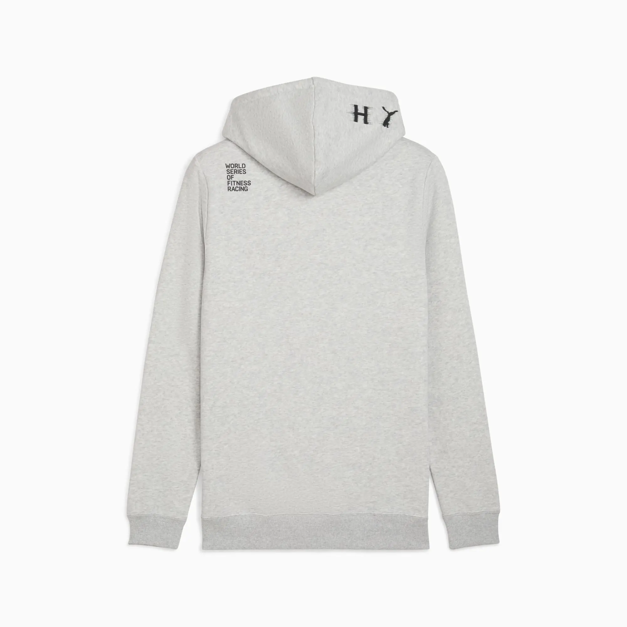 PUMA x HYROX Heavyweight Hoodie Men, Light Grey Heather, size Large