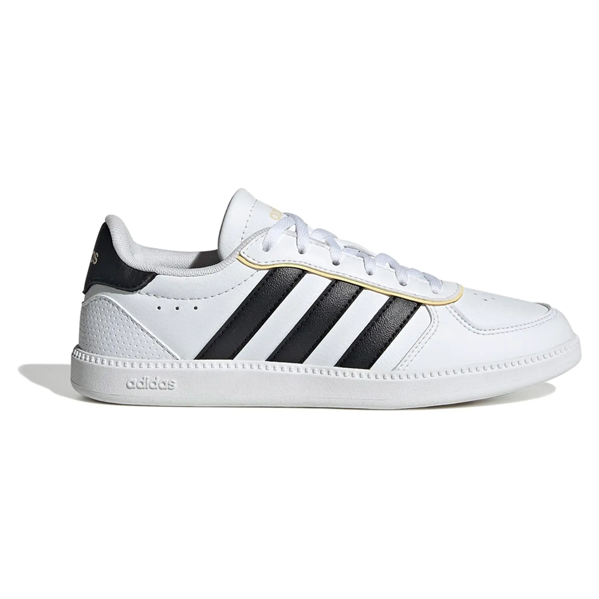 adidas  BREAKNET SLEEK J  girls's Children's Shoes (Trainers) in White