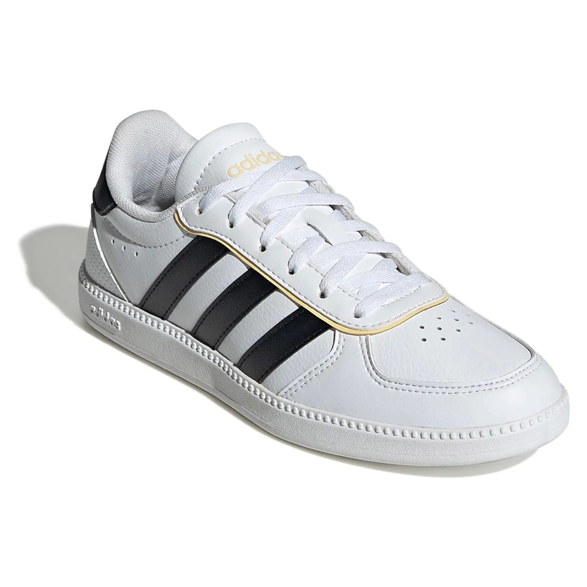 adidas  BREAKNET SLEEK J  girls's Children's Shoes (Trainers) in White