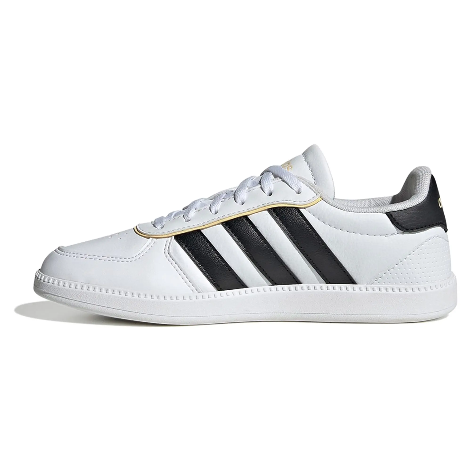adidas  BREAKNET SLEEK J  girls's Children's Shoes (Trainers) in White