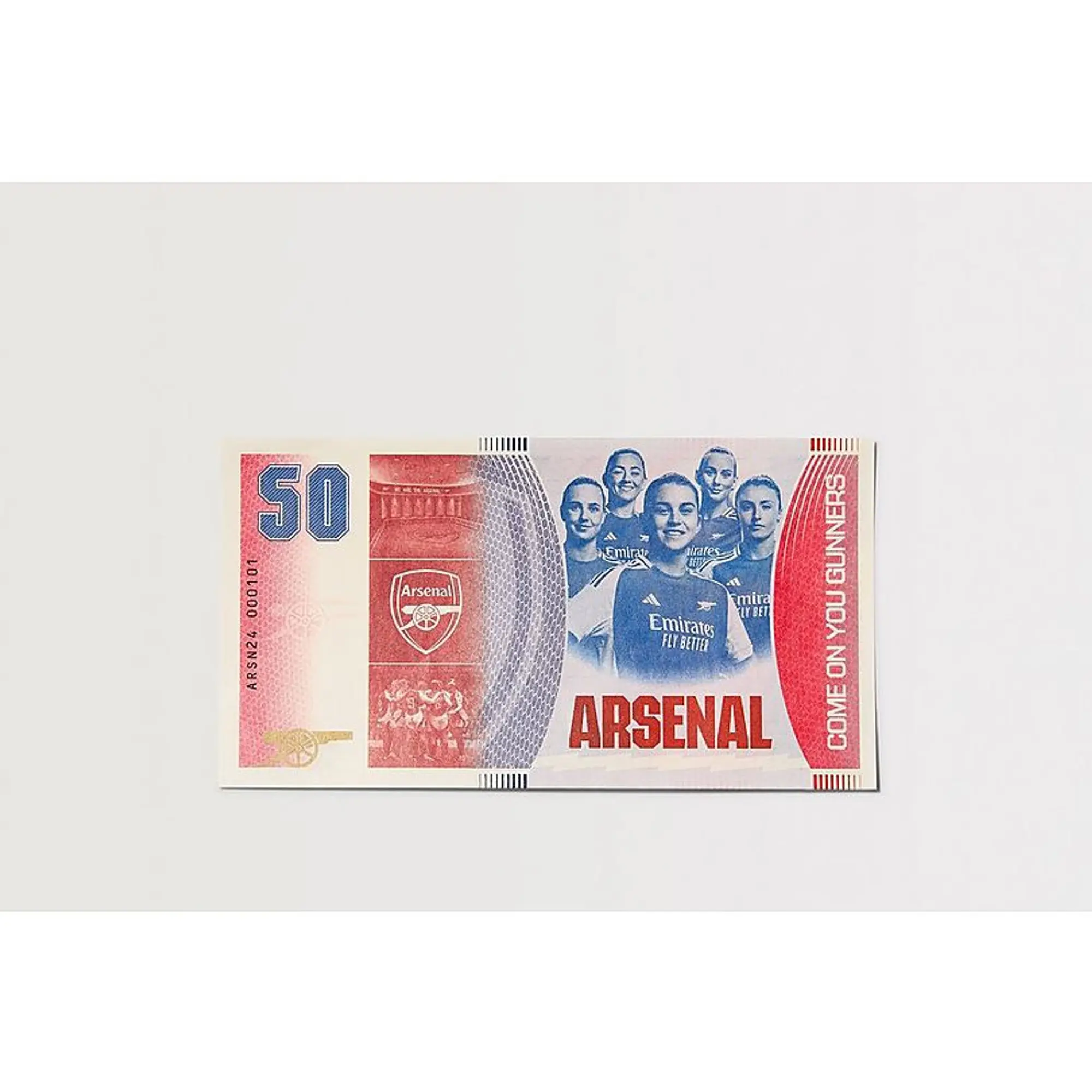 Arsenal Russo Collectible Note, Multicolor
