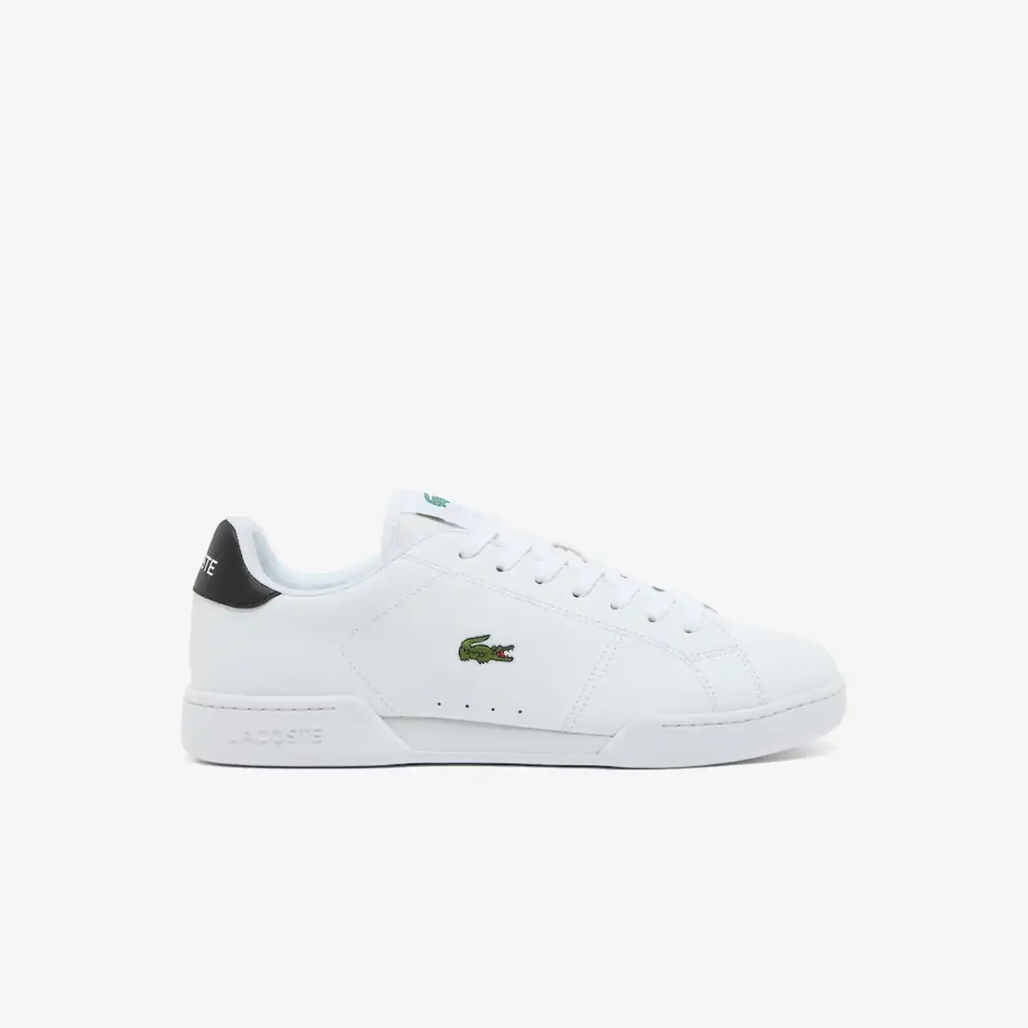 Lacoste Men's Carnaby Cup Leather Sneakers - White & Black