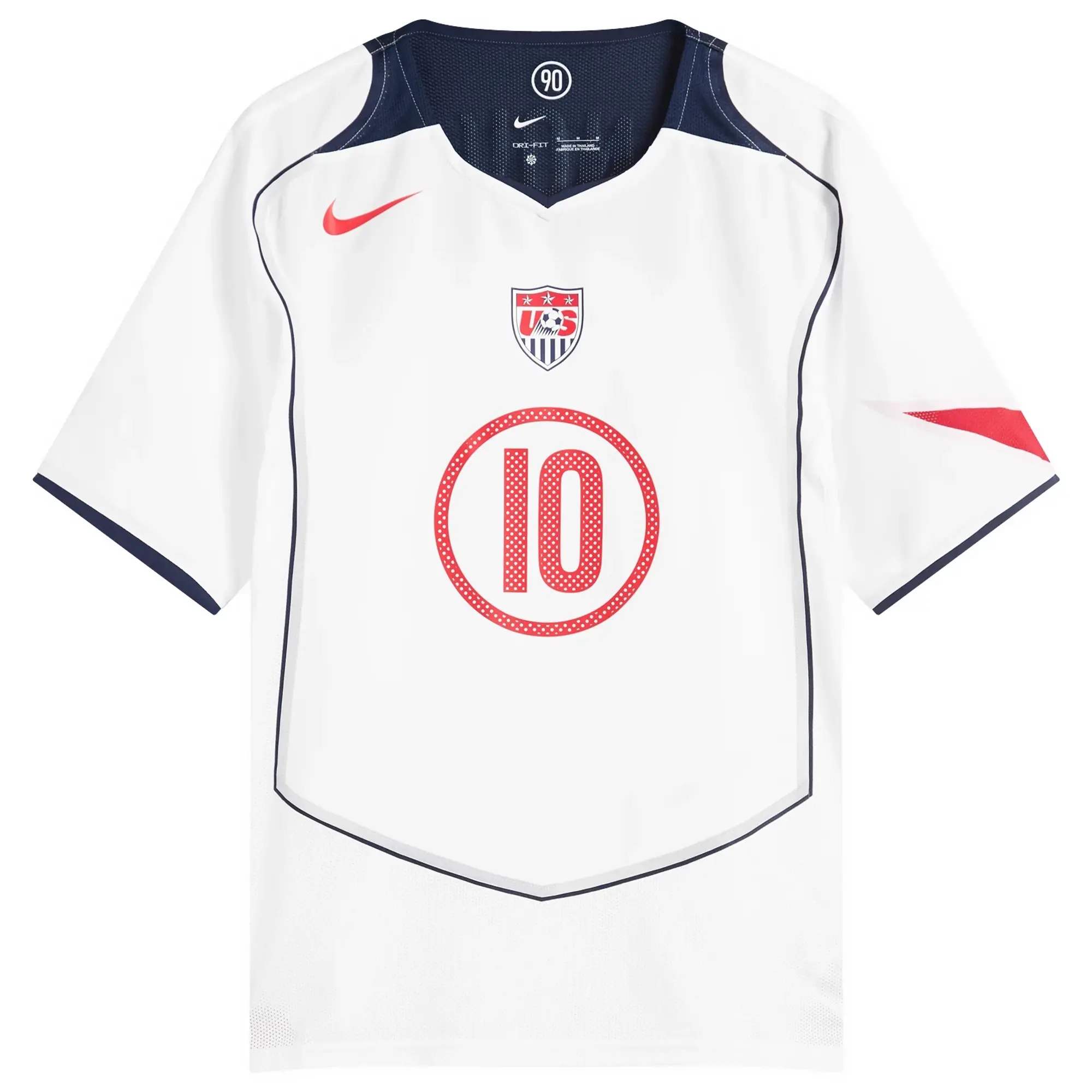 Tシャツ・カットソー Nike USA Reissue N&N Short Sleeve Jersey Nike USA Reissue Short Sleeve Jersey White/Navy/Red | HV4429