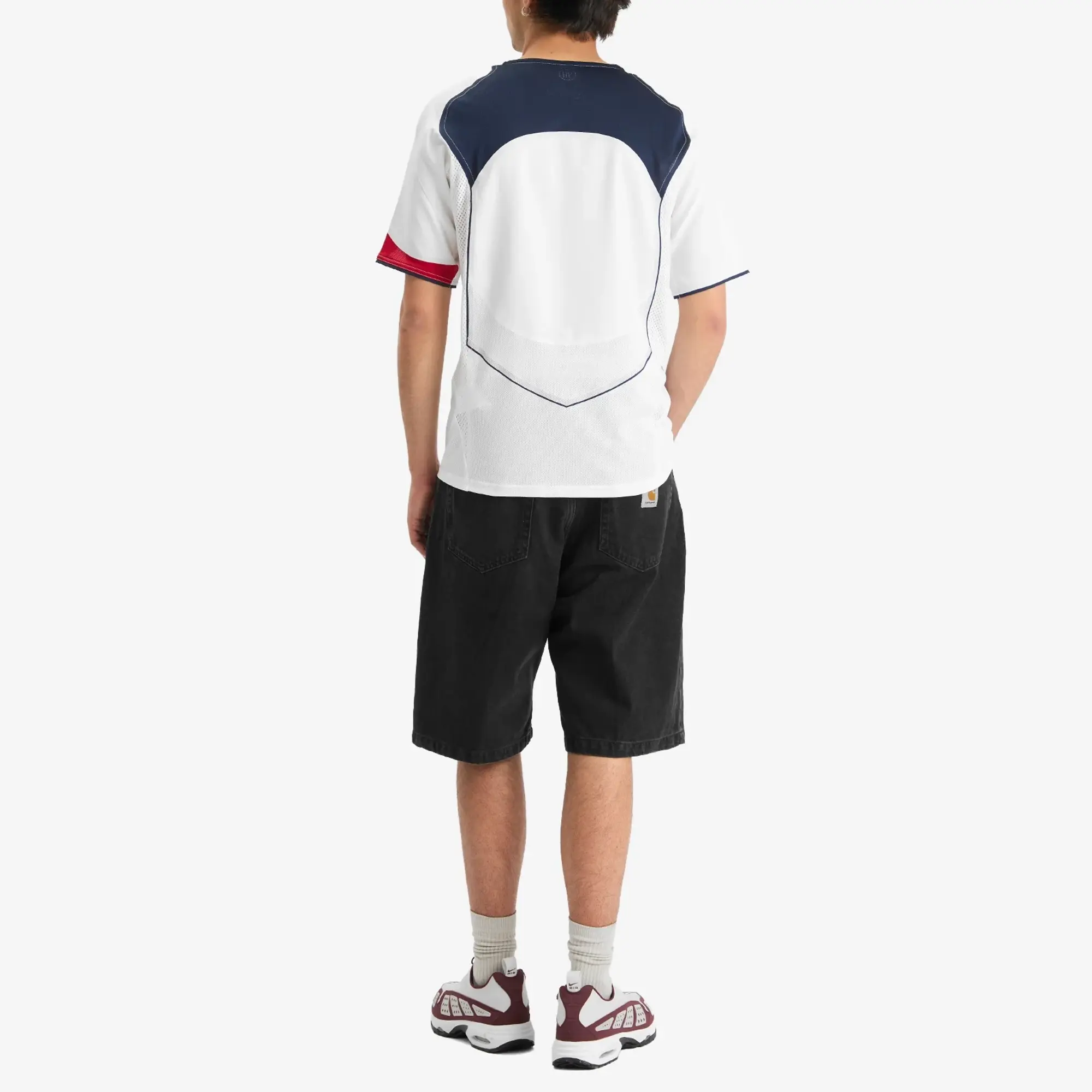 Tシャツ・カットソー Nike USA Reissue N&N Short Sleeve Jersey Nike USA Reissue Short Sleeve Jersey White/Navy/Red | HV4429