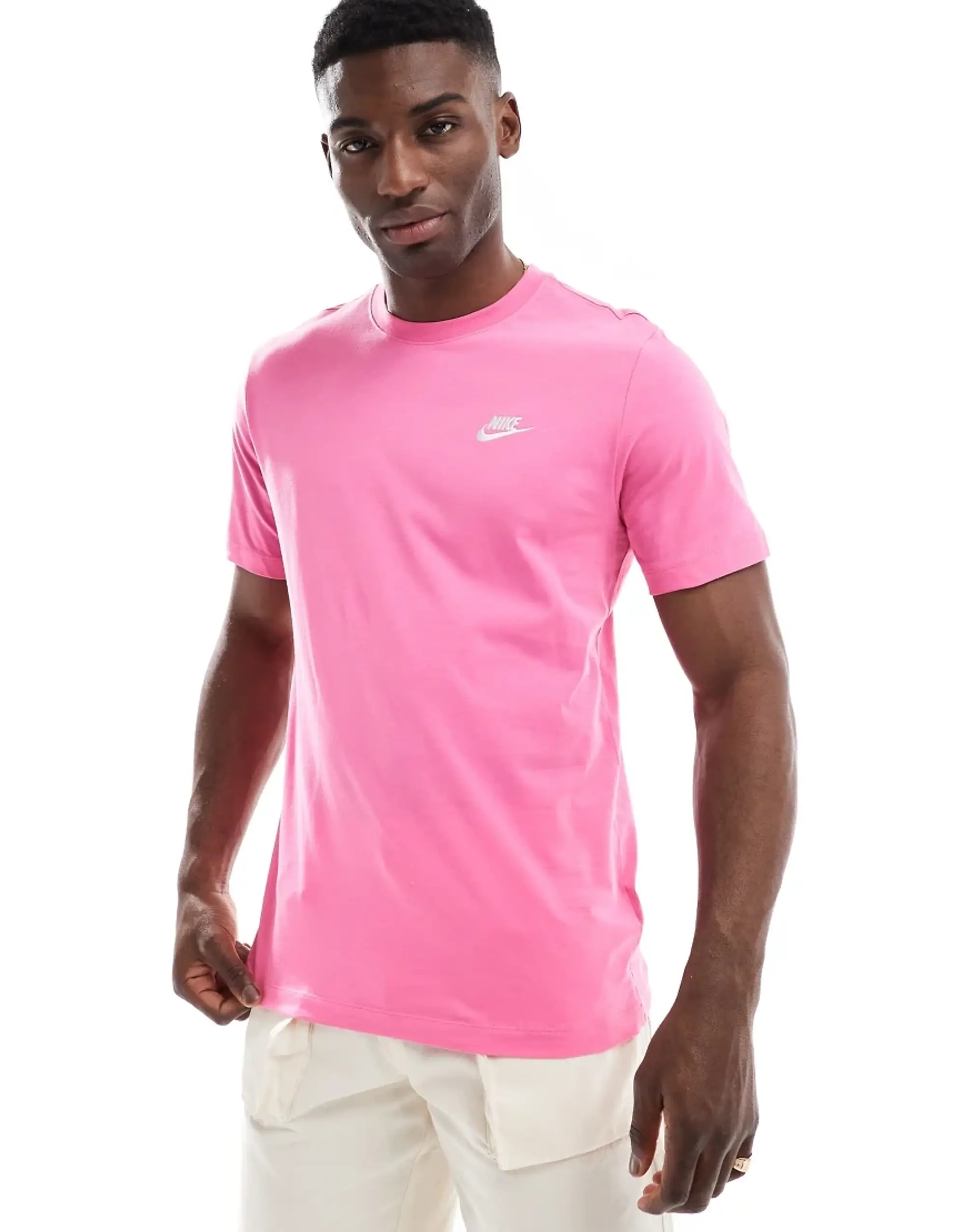 Nike Club T-Shirt In Pink