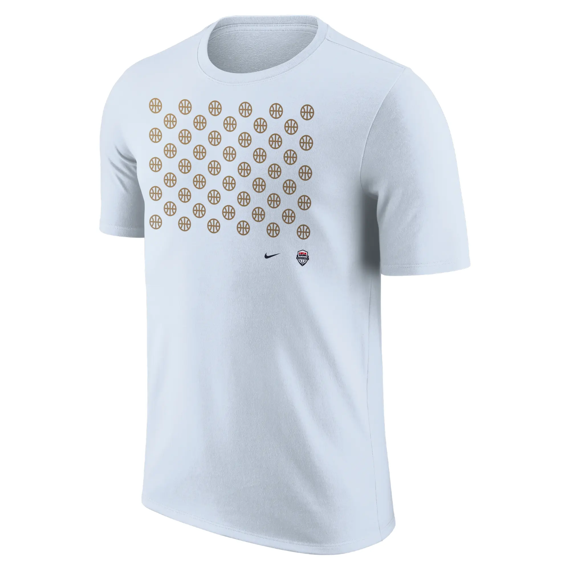 USA Men's Nike Basketball T-Shirt - Grey