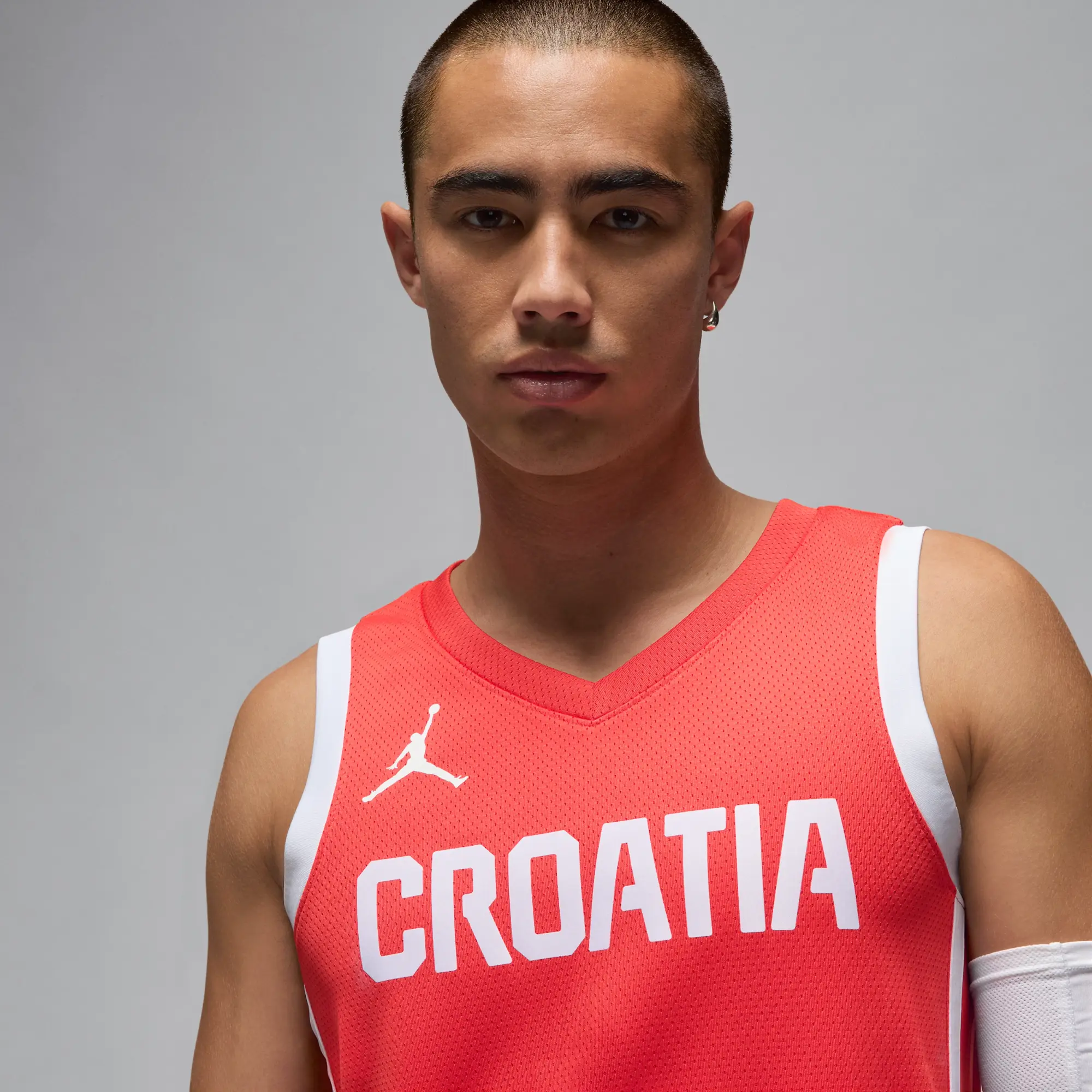 Croatia Limited Road Men's Nike Basketball Jersey - Red - Sustainable Materials