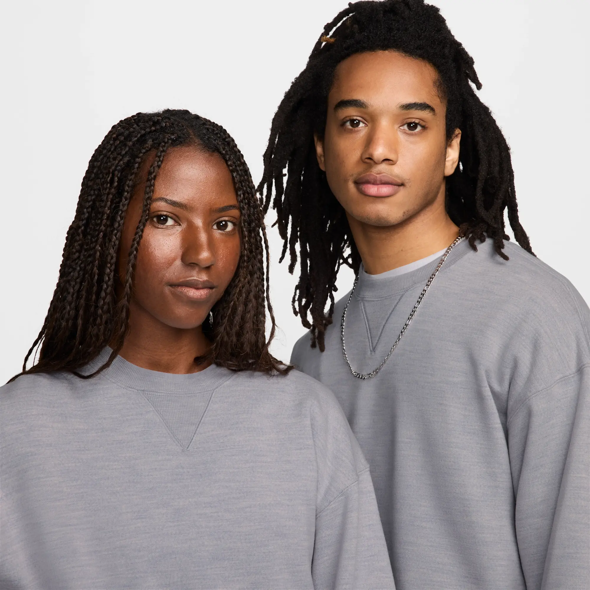 Nike Wool Classics Crew - Grey - Wool