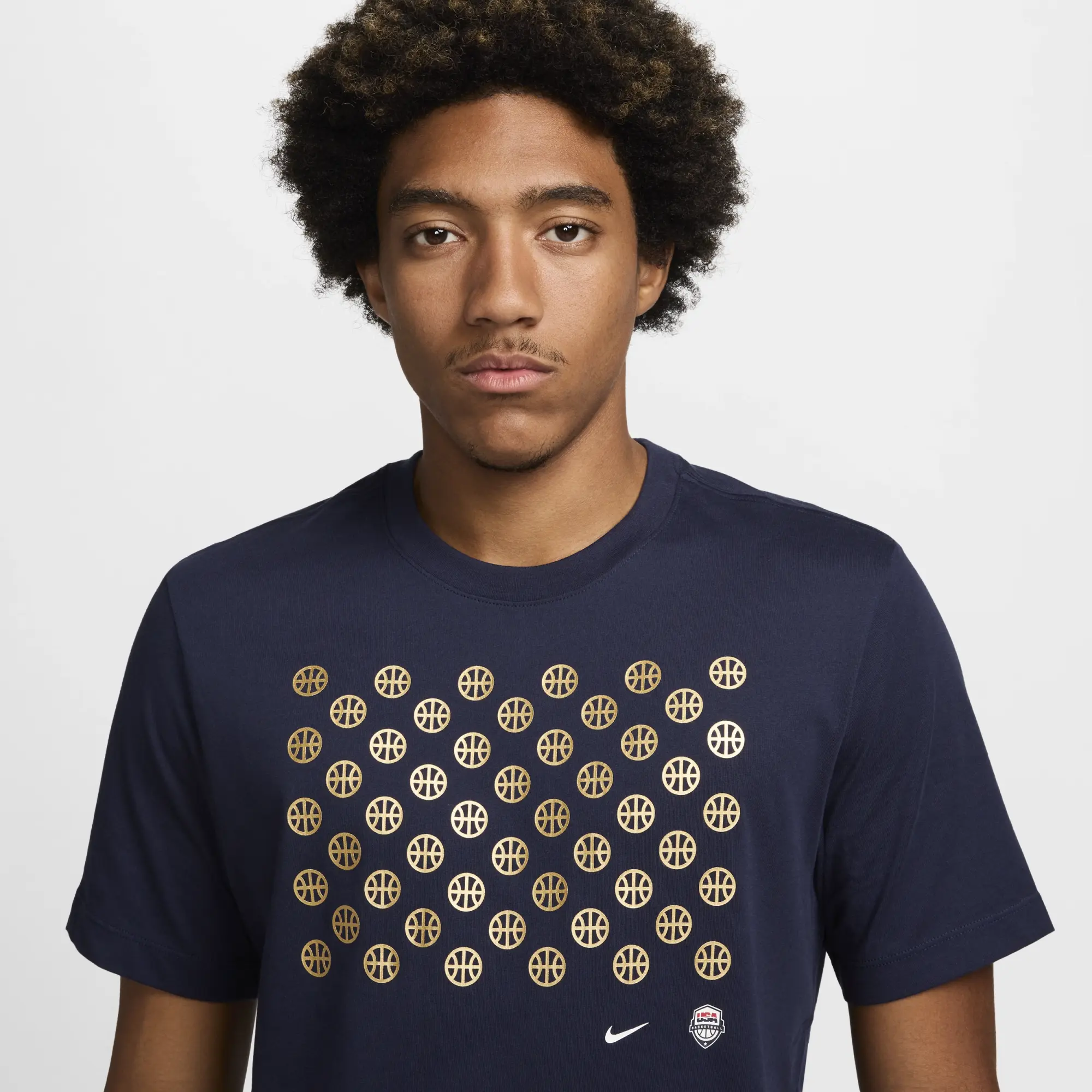 USA Men's Nike Basketball T-Shirt - Blue