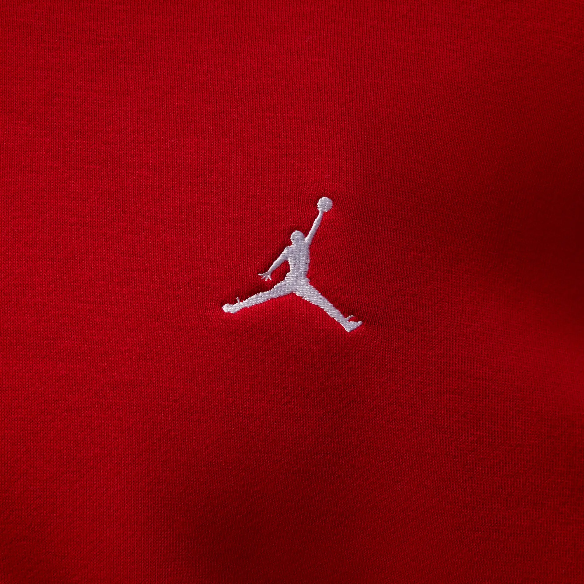 Nike Jordan Brooklyn Fleece Men's Full-Zip Hoodie - Red - Fleece