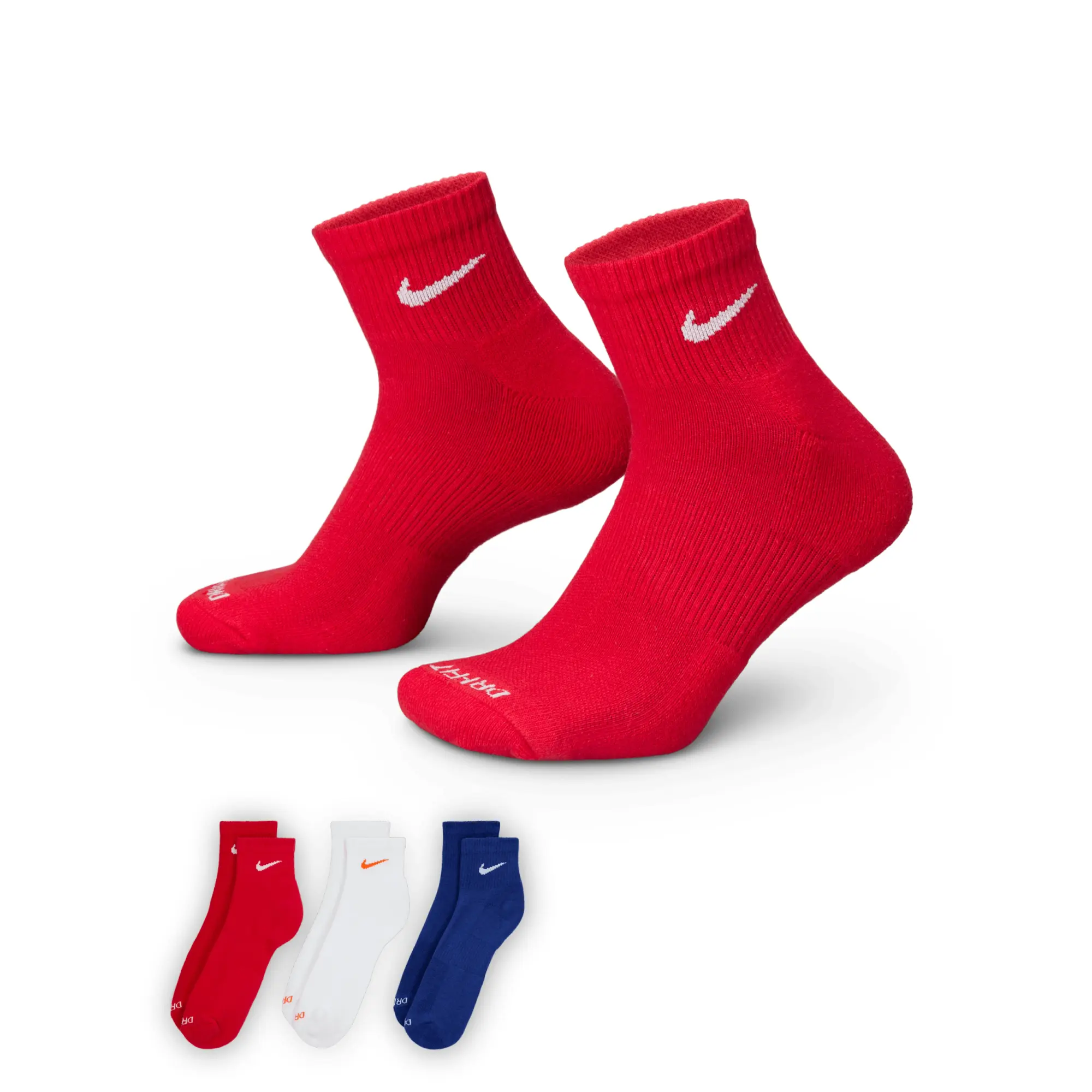 Nike Everyday Plus Cushioned Training Ankle Socks - Multi-Colour