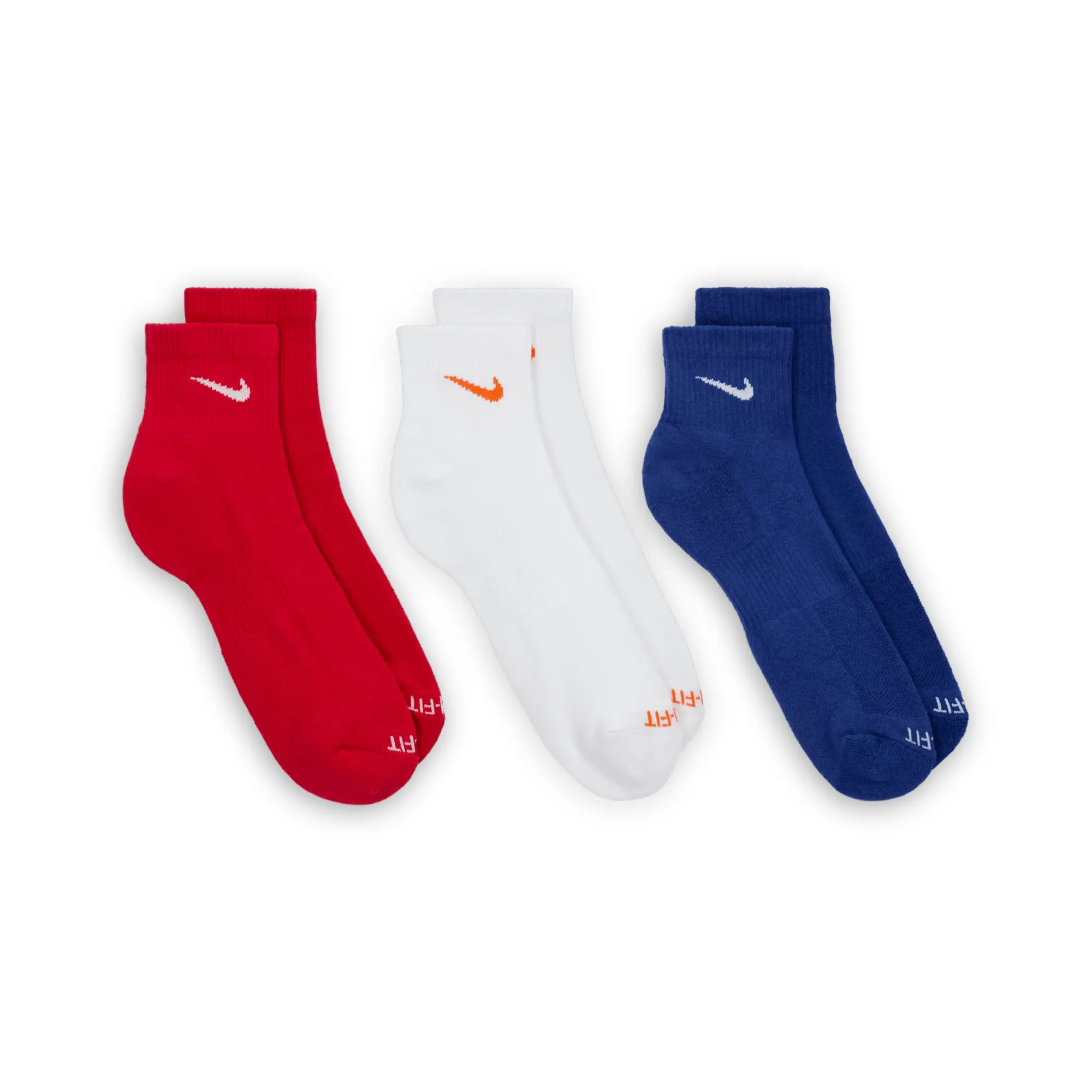 Nike Everyday Plus Cushioned Training Ankle Socks - Multi-Colour