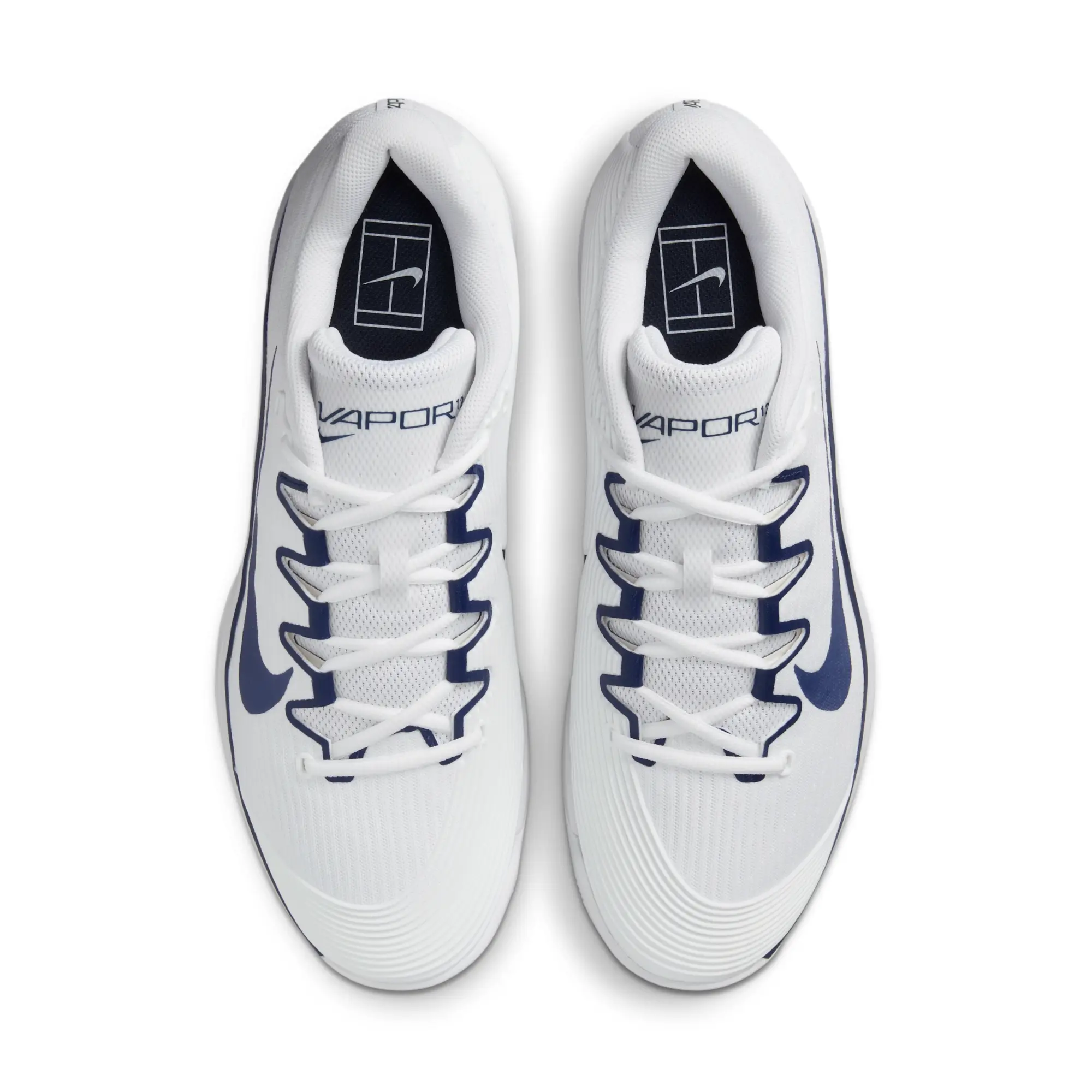 Nike Vapor 12 Men's Hard Court Tennis Shoes - White