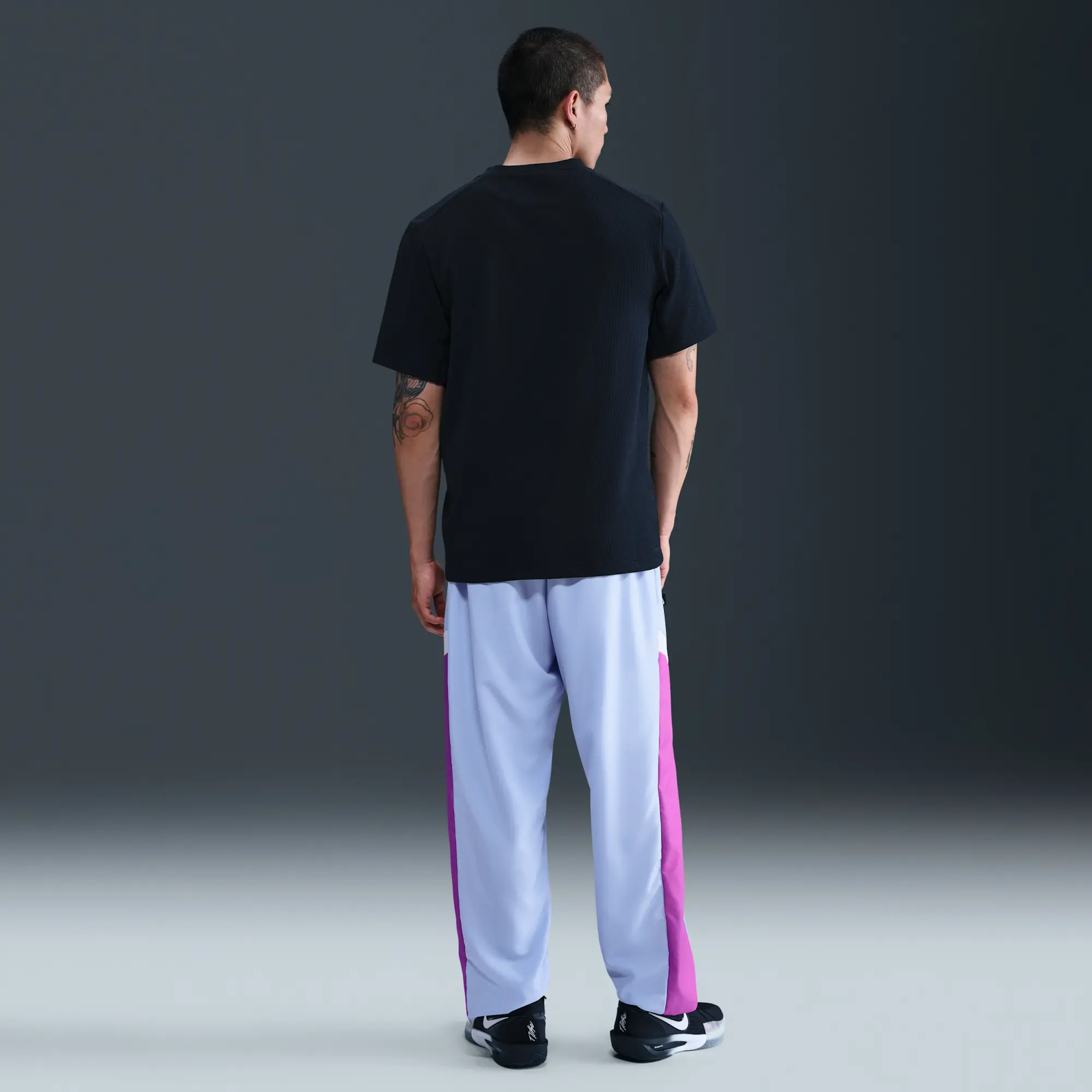 Nike Icon Men's Woven Basketball Trousers - Blue - Recycled Polyester