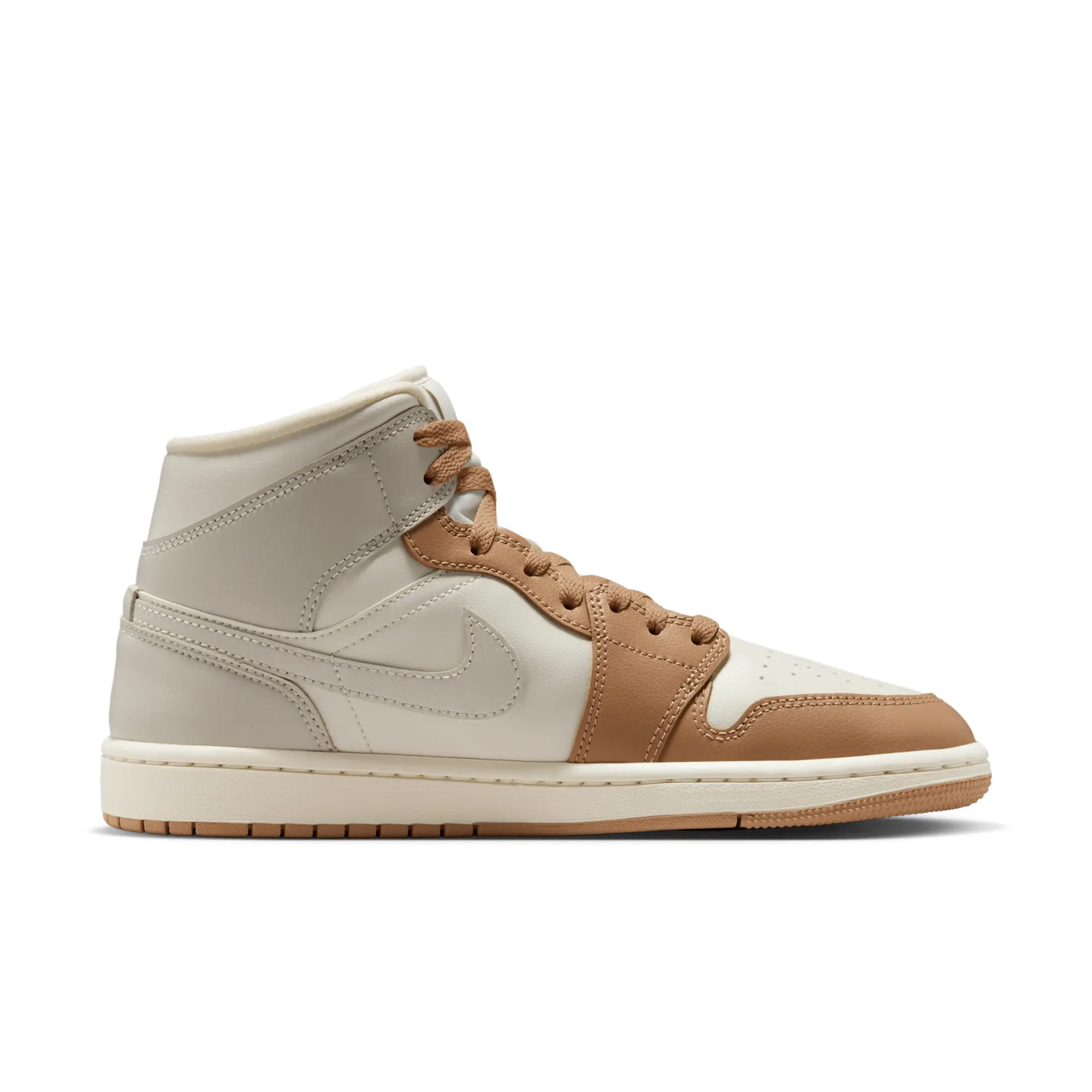 Nike Air Jordan 1 Mid Women's Shoes - Brown