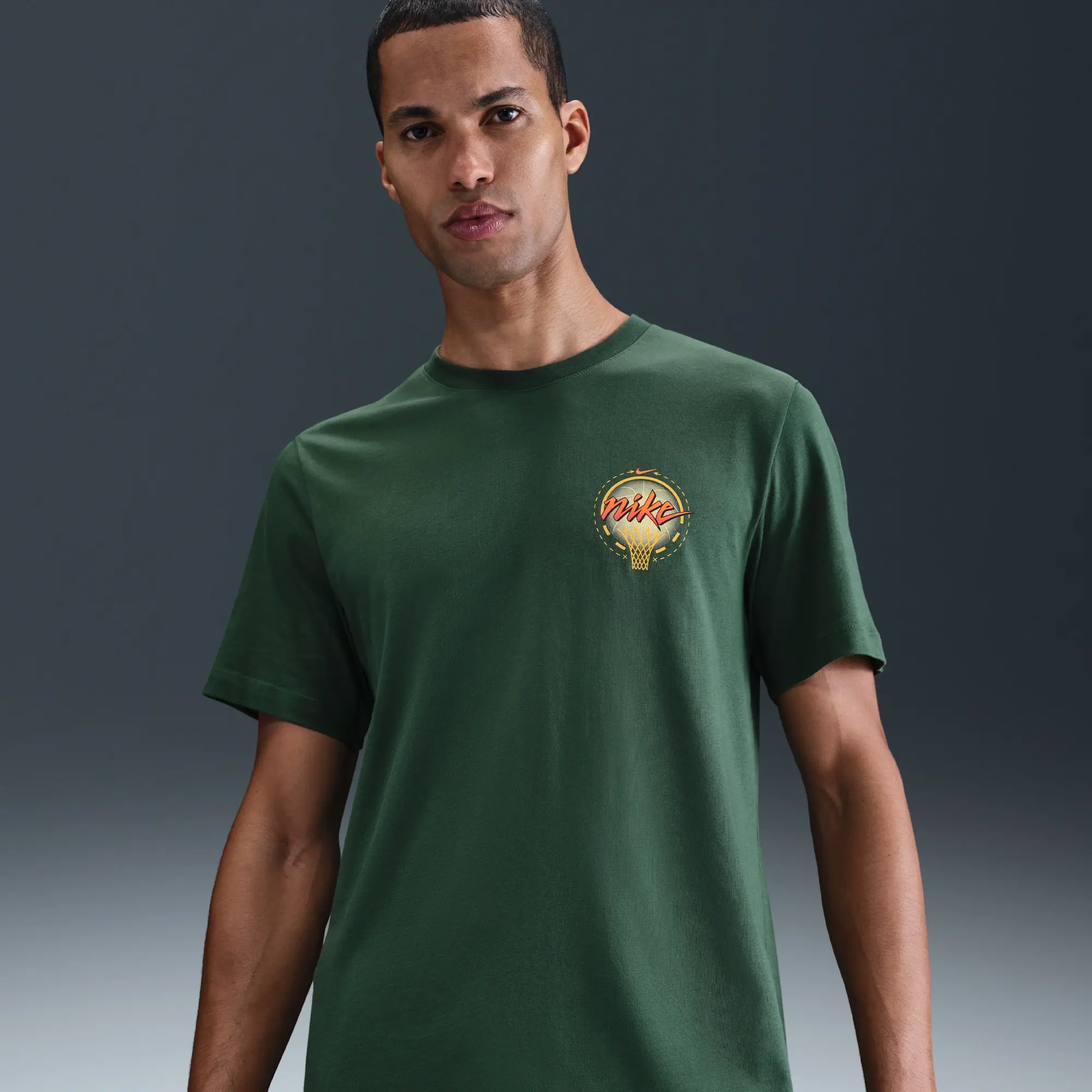 Nike Men's Basketball T-Shirt - Green