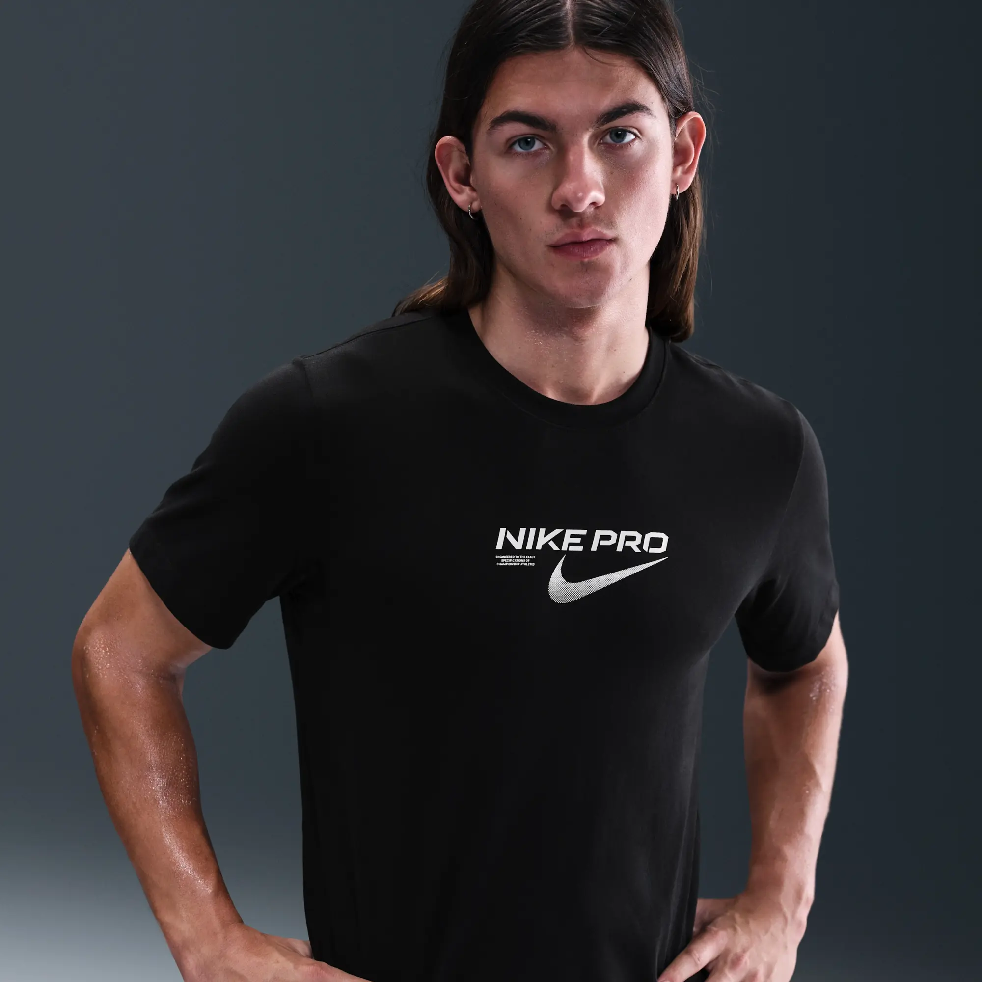 Nike Men's Dri-FIT Training T-Shirt - Black