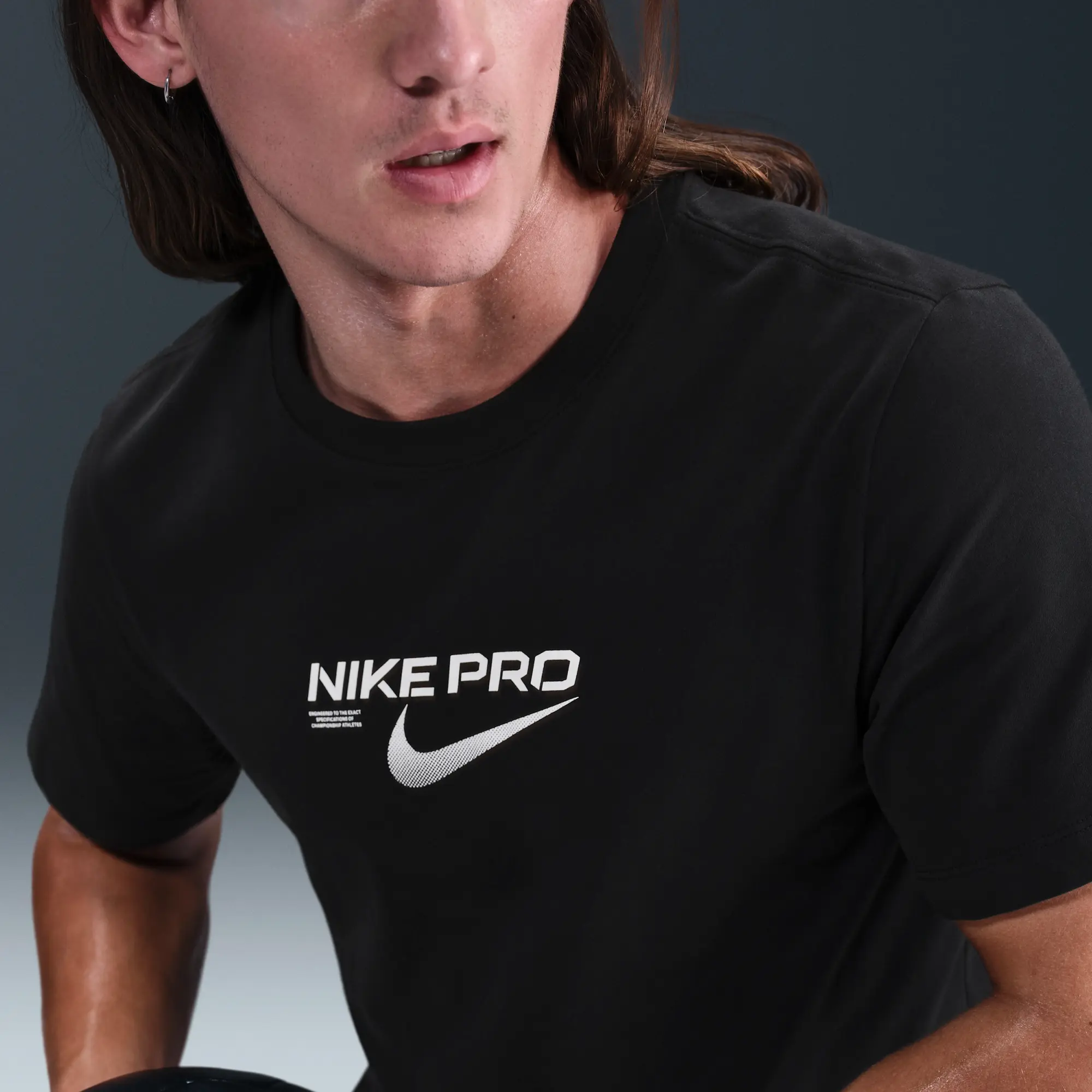 Nike Men's Dri-FIT Training T-Shirt - Black