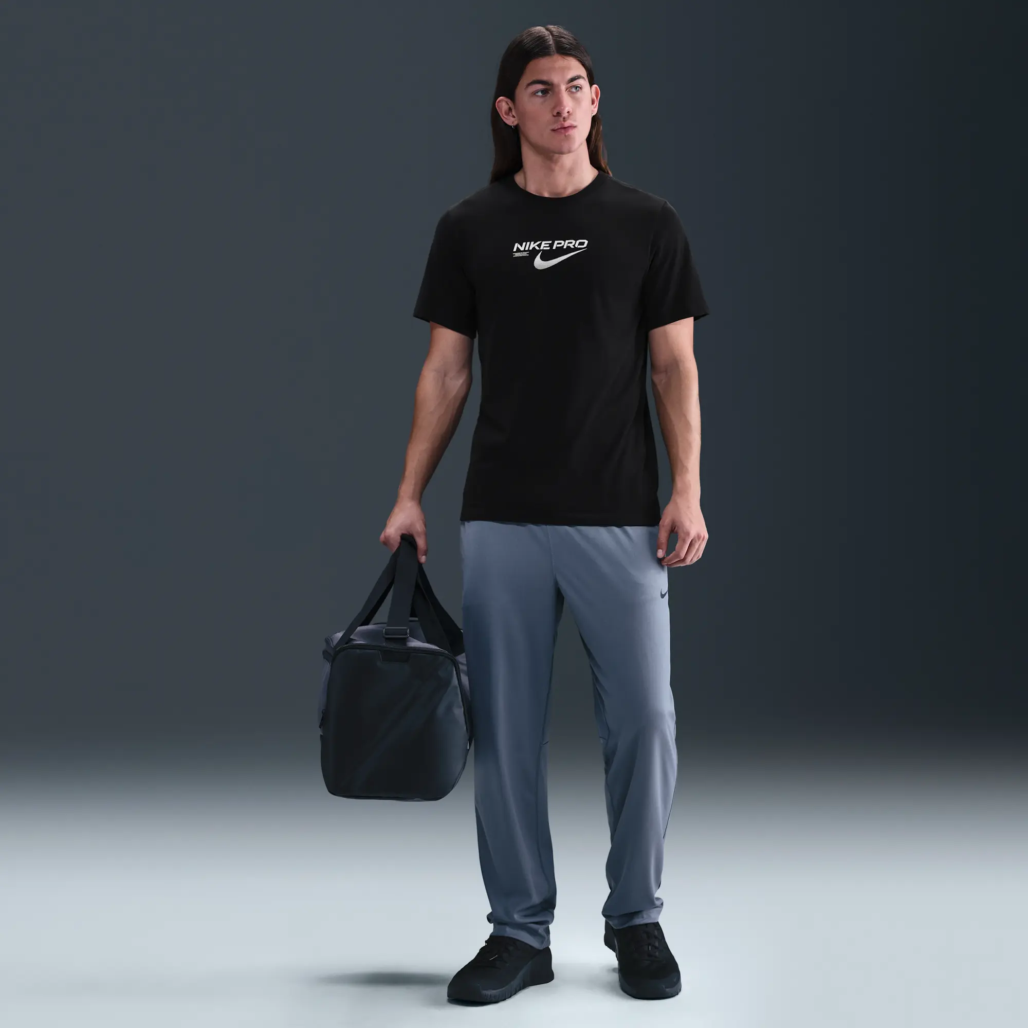 Nike Men's Dri-FIT Training T-Shirt - Black