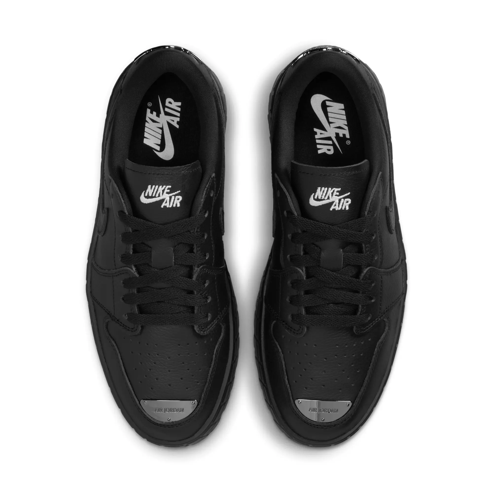 Nike Air Jordan 1 Brooklyn Low Women's Shoes - Black