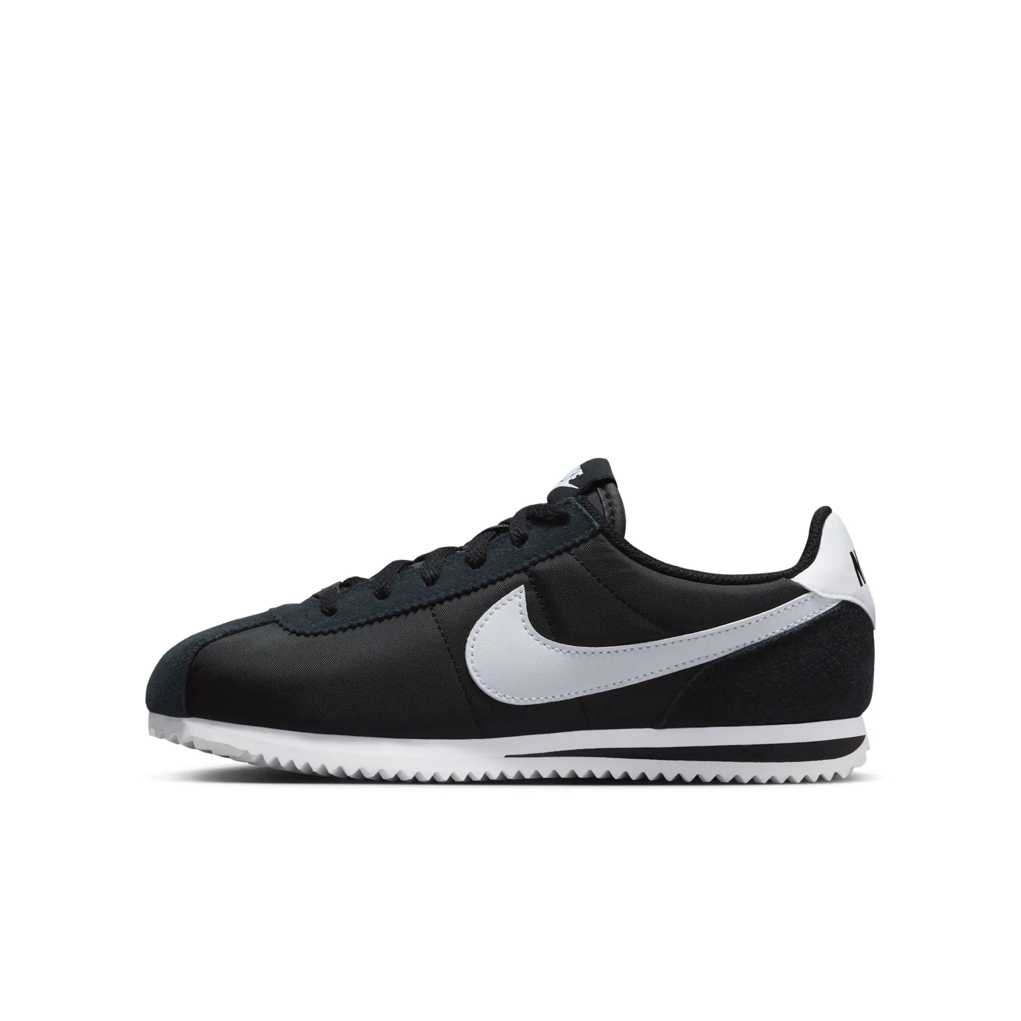 Nike Cortez Textile Older Kids' Shoes - Black