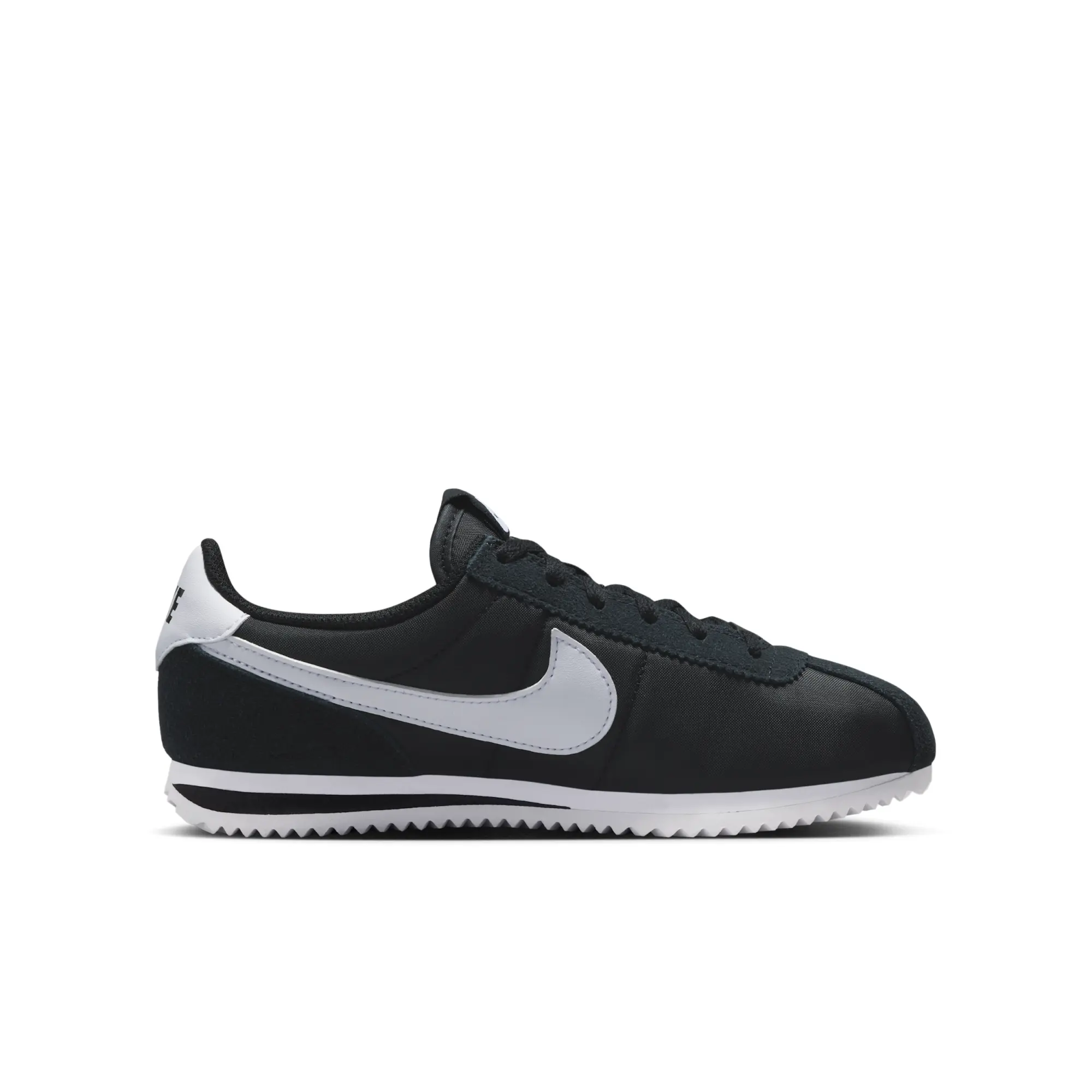 Nike Cortez Textile Older Kids' Shoes - Black