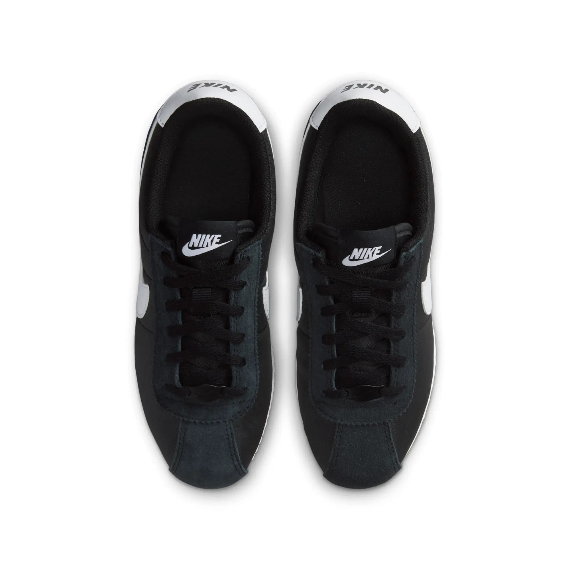 Nike Cortez Textile Older Kids' Shoes - Black
